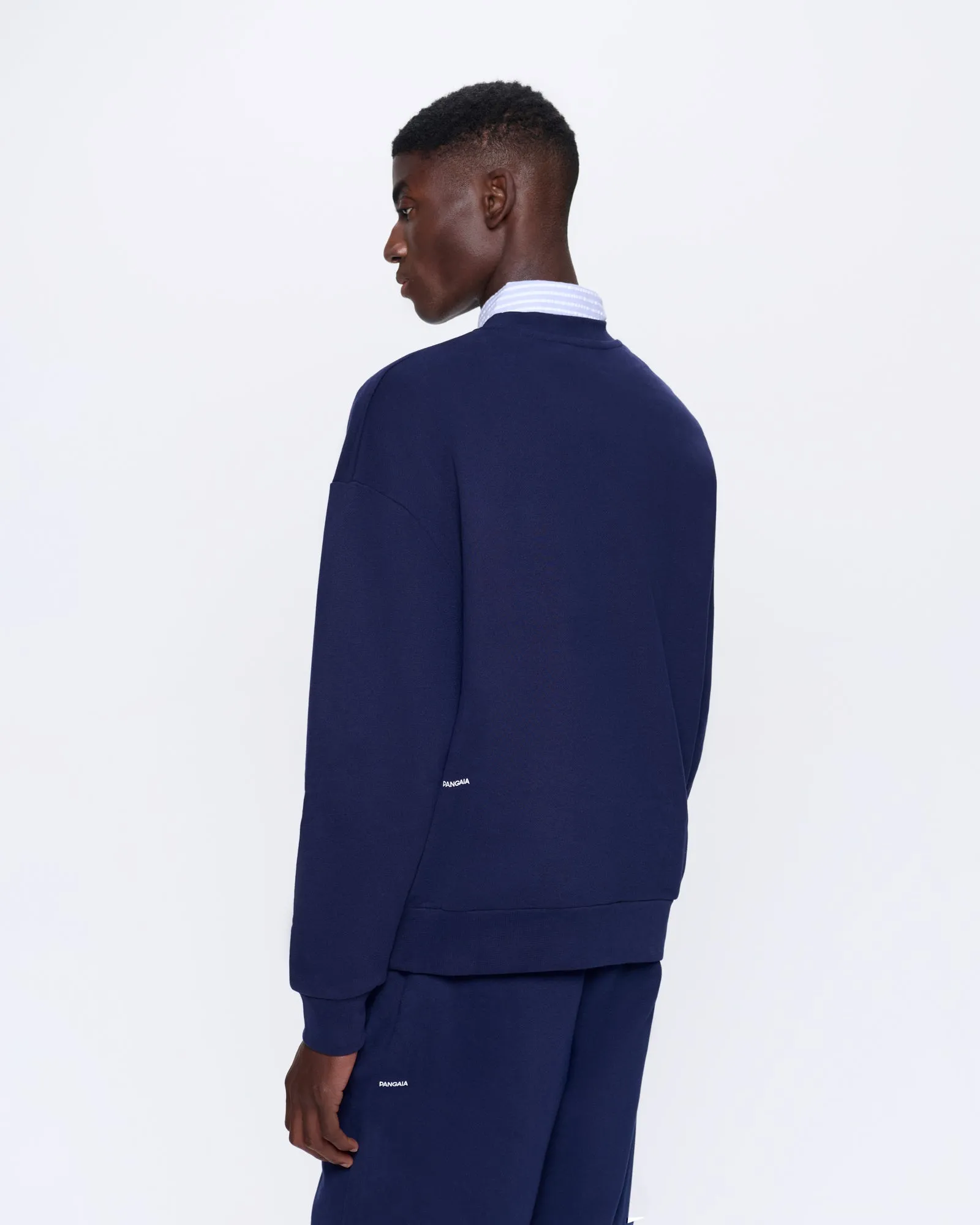 Mens 365 Midweight Sweatshirt—navy sold by Pangaia product image thumbnail 5