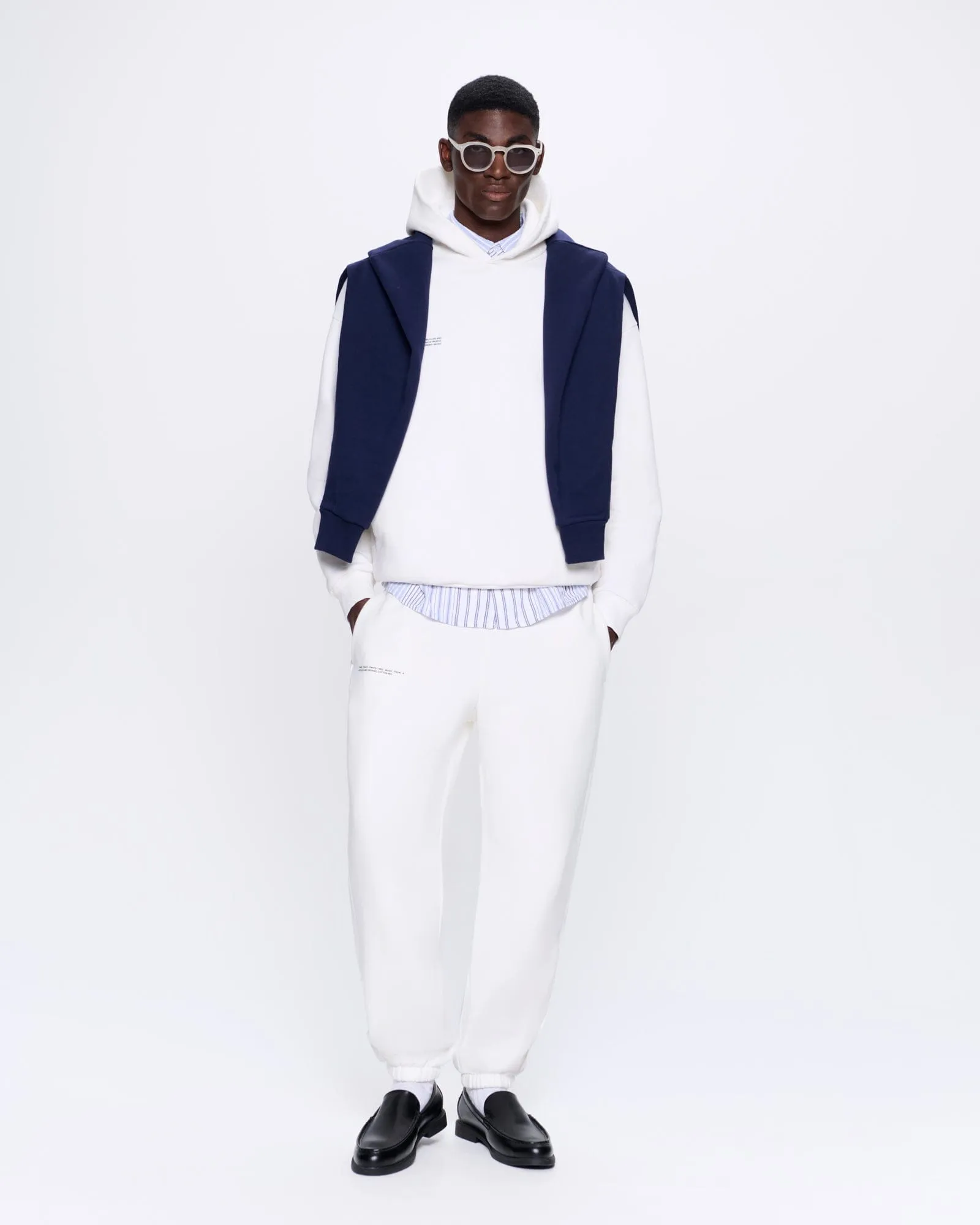 Mens 365 Heavyweight Hoodie—off-white sold by Pangaia product image thumbnail 3