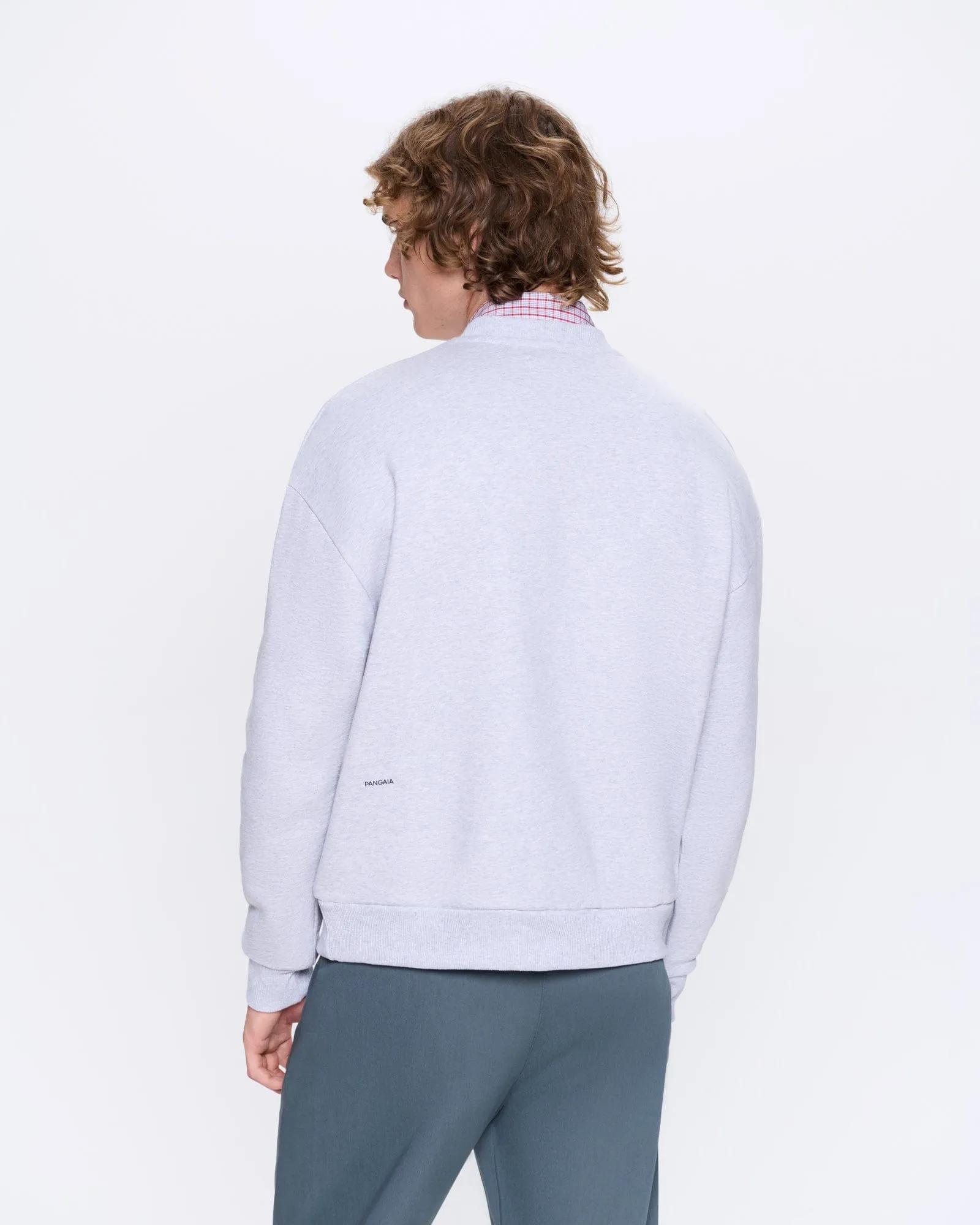 Mens 365 Heavyweight Sweatshirt—grey marl sold by Pangaia product image thumbnail 4