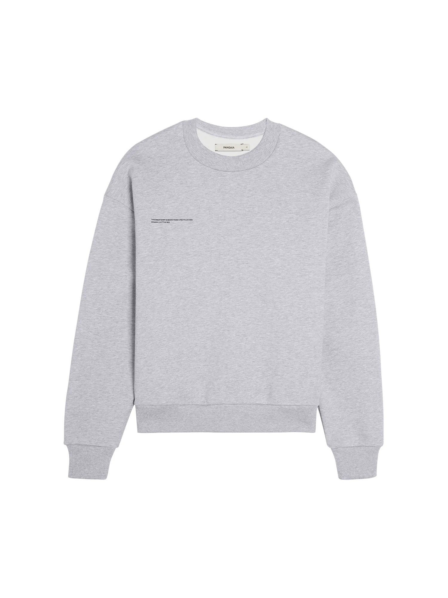 Mens 365 Heavyweight Sweatshirt—grey marl sold by Pangaia product image thumbnail 2