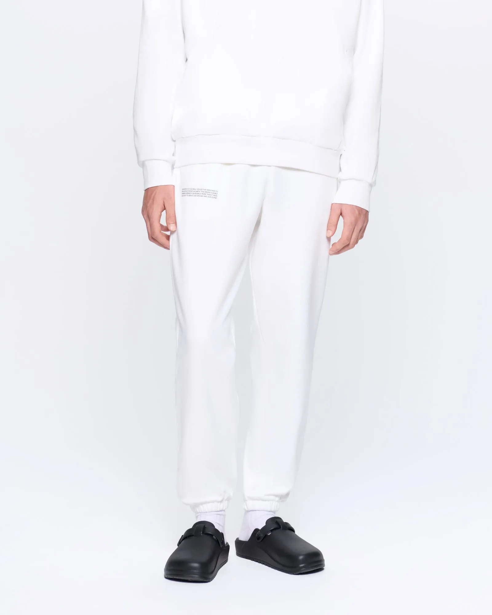 Mens 365 Midweight Track Pants—off-white sold by Pangaia product image thumbnail 4
