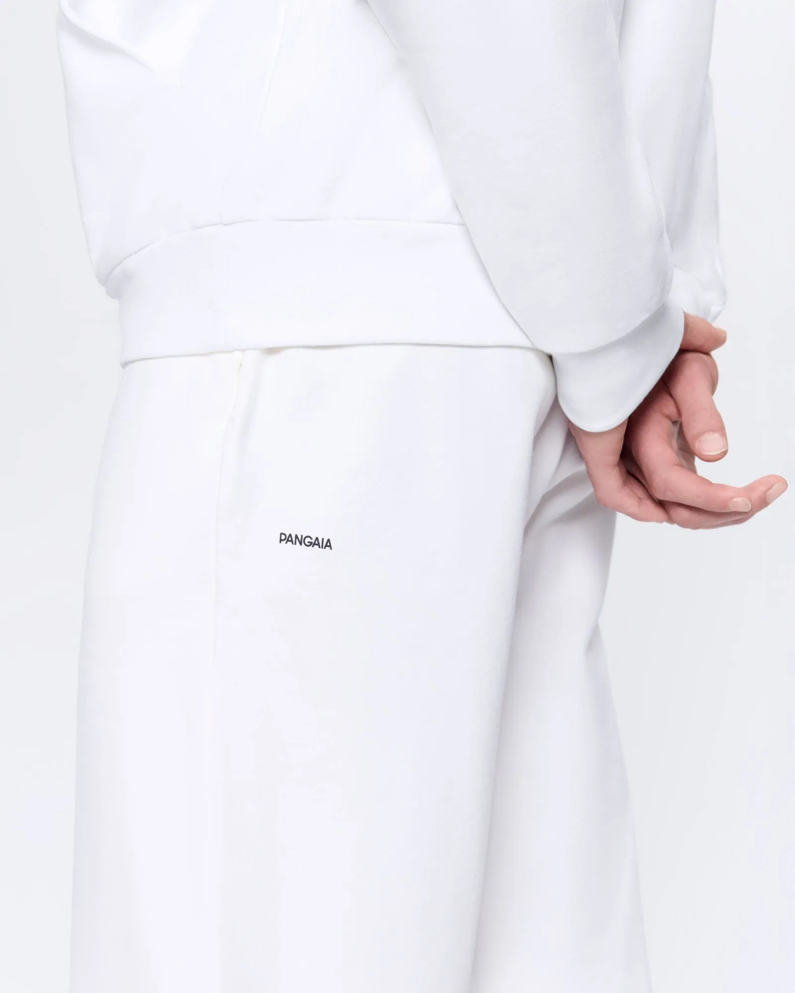 Mens 365 Midweight Track Pants—off-white sold by Pangaia product image thumbnail 3