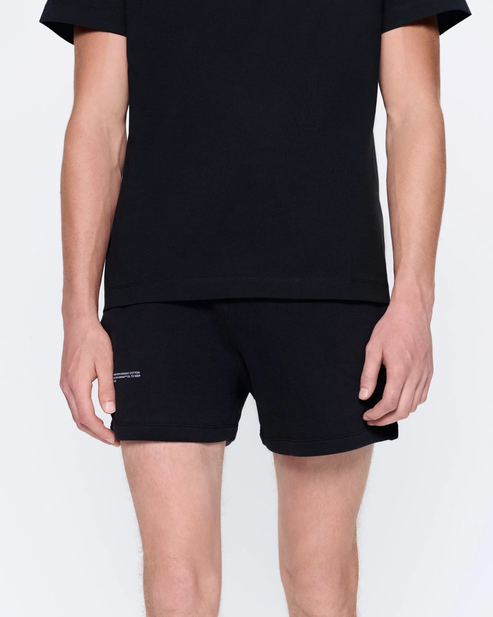 Mens 365 Midweight Shorts—black sold by Pangaia product image thumbnail 3