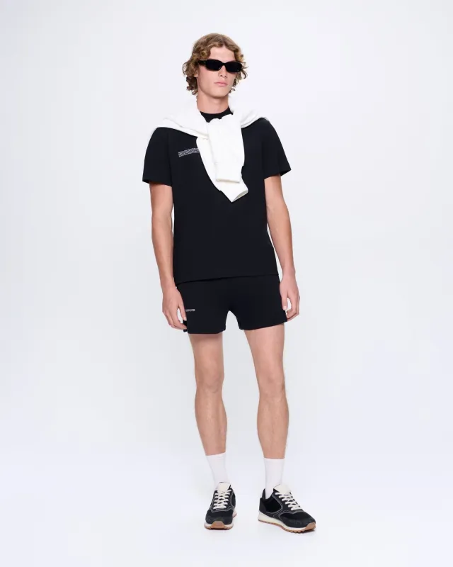 Mens 365 Midweight Shorts—black sold by Pangaia