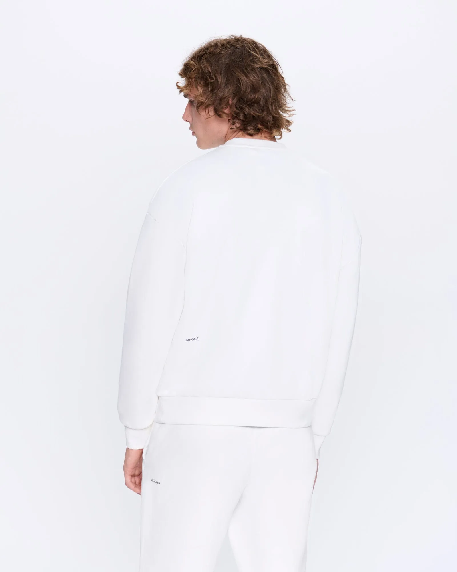 Mens 365 Midweight Sweatshirt—off-white sold by Pangaia product image thumbnail 5