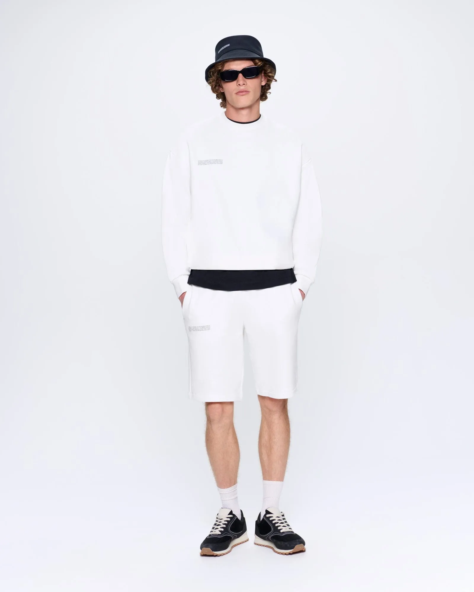 Mens 365 Midweight Sweatshirt—off-white sold by Pangaia product image thumbnail 3