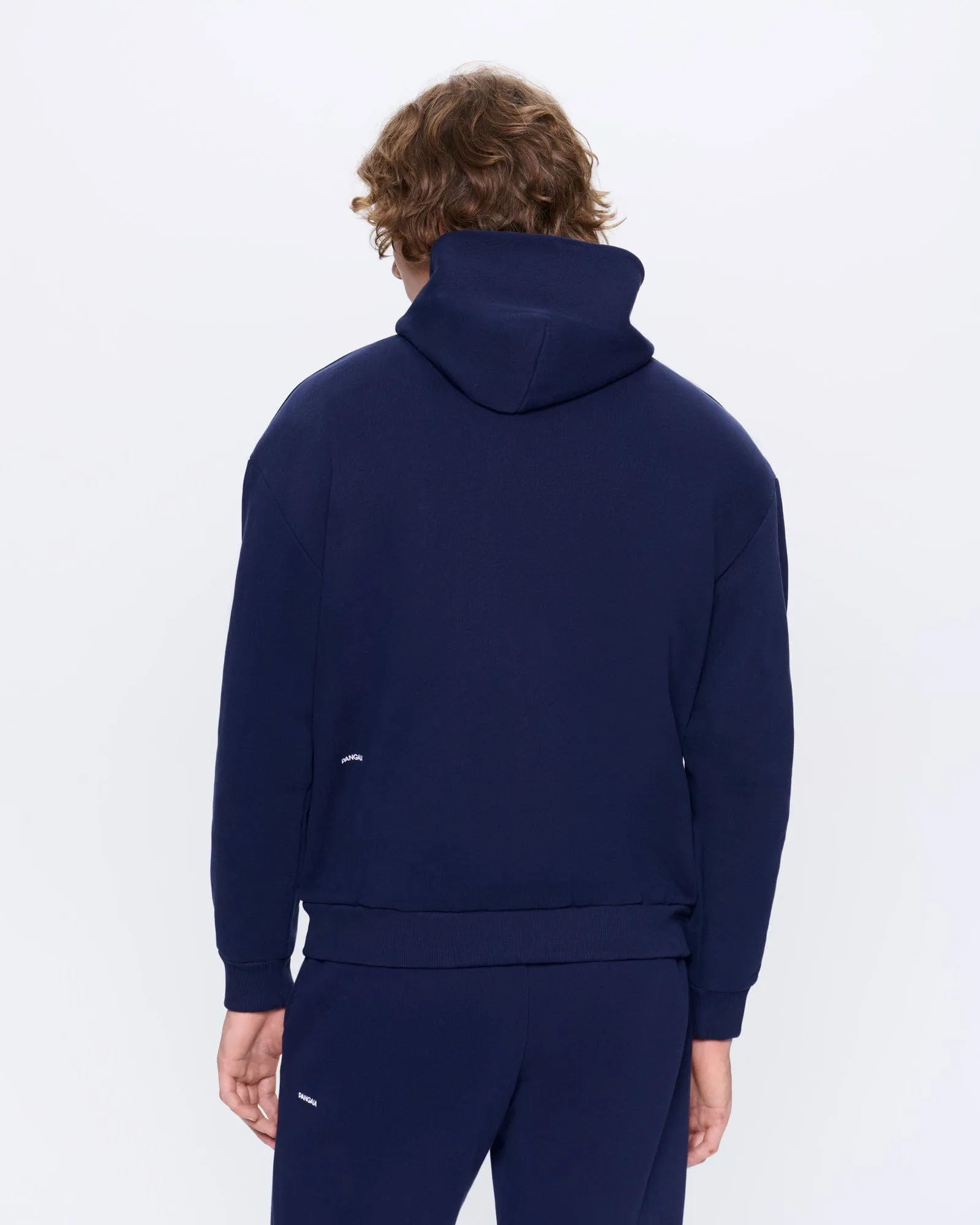 Mens 365 Heavyweight Hoodie—navy blue sold by Pangaia product image thumbnail 5