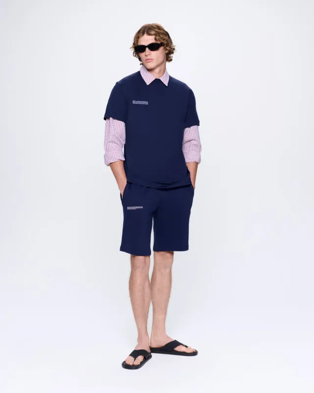 Mens 365 Midweight Long Shorts—navy sold by Pangaia