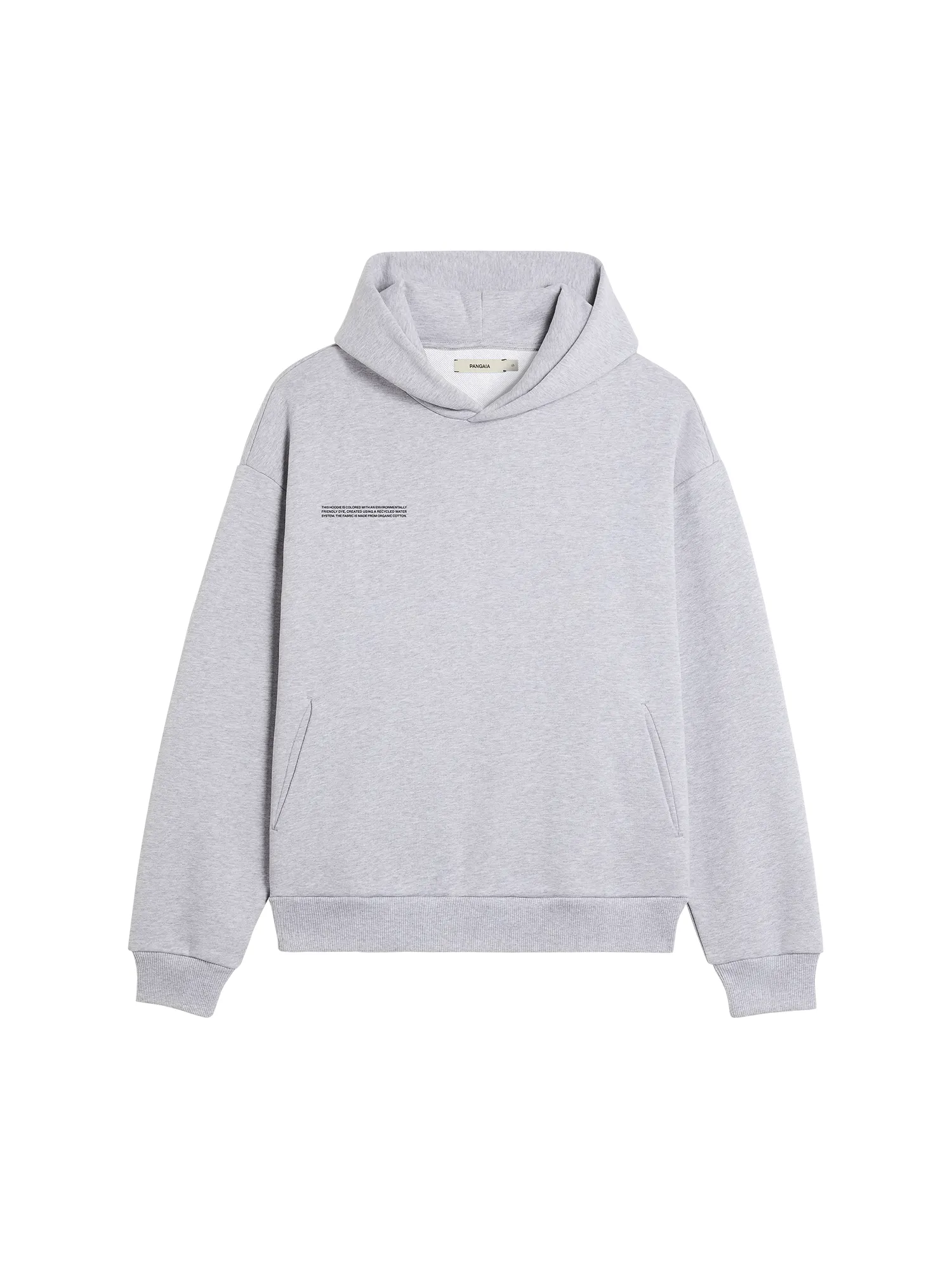 Mens 365 Midweight Hoodie—grey marl sold by Pangaia product image thumbnail 2