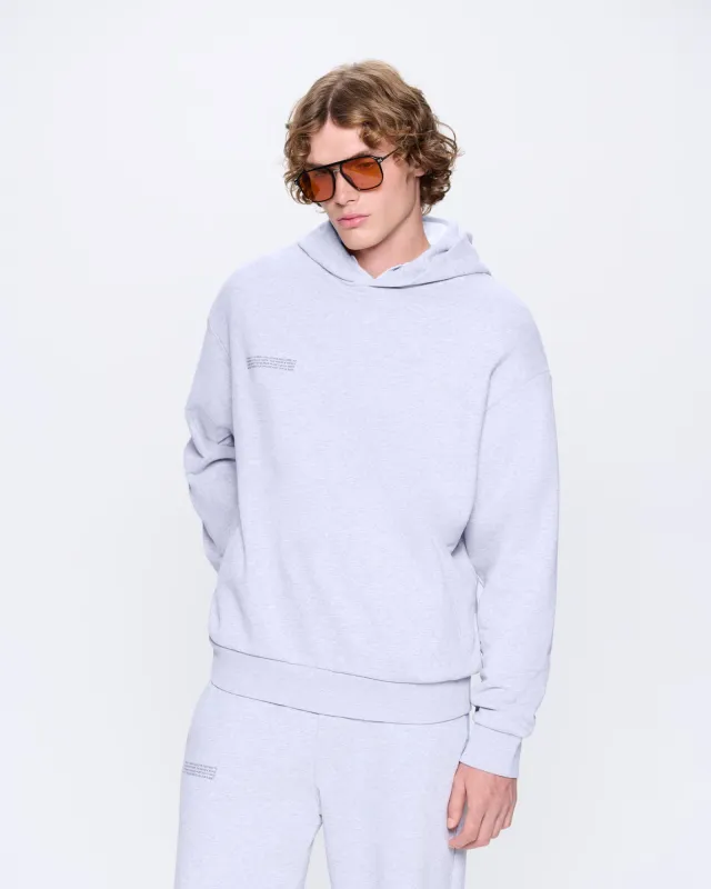 Mens 365 Midweight Hoodie—grey marl sold by Pangaia