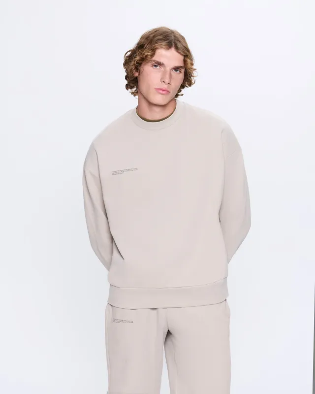 Mens 365 Midweight Sweatshirt—stone sold by Pangaia