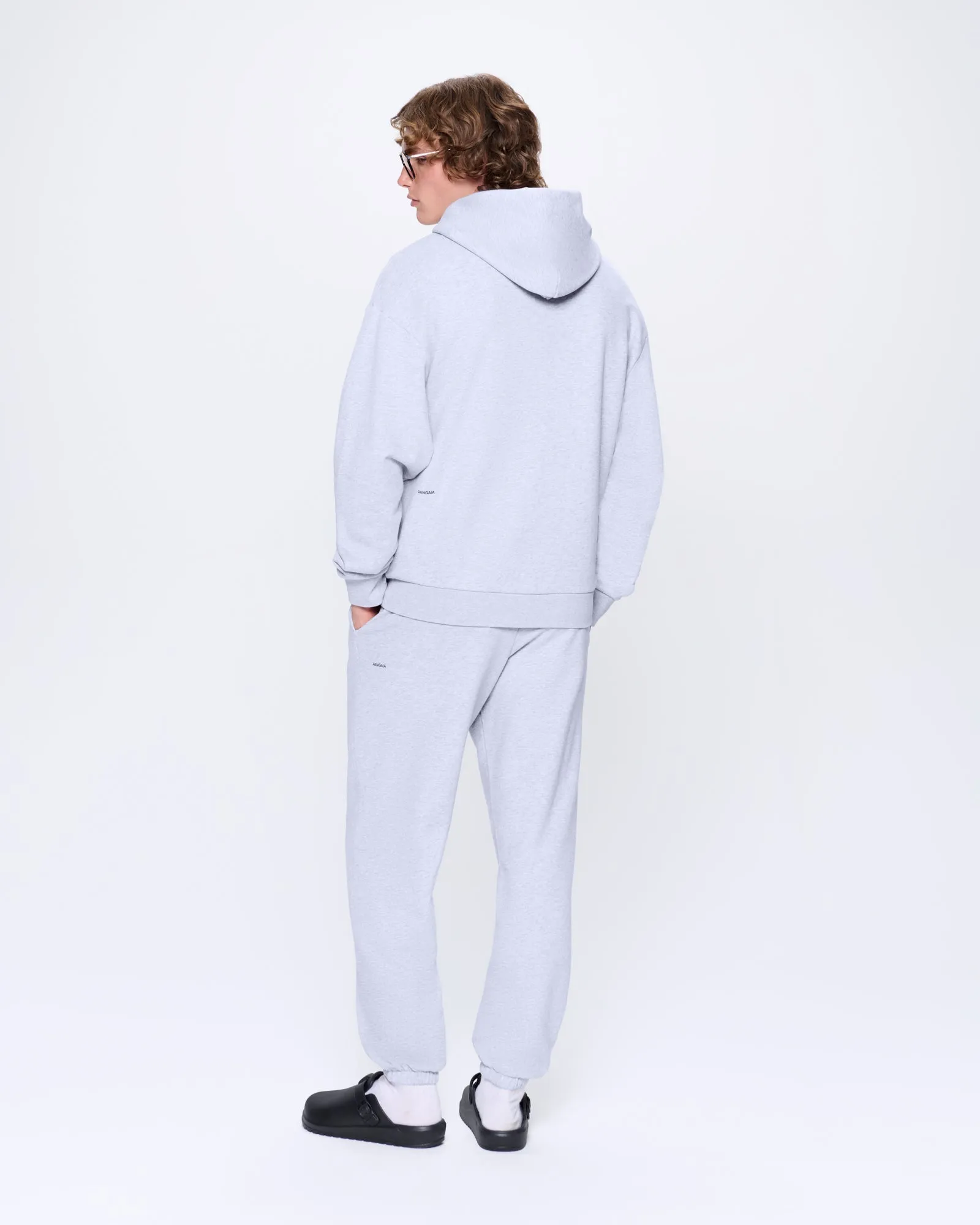 Mens 365 Midweight Track Pants—grey marl sold by Pangaia product image thumbnail 5