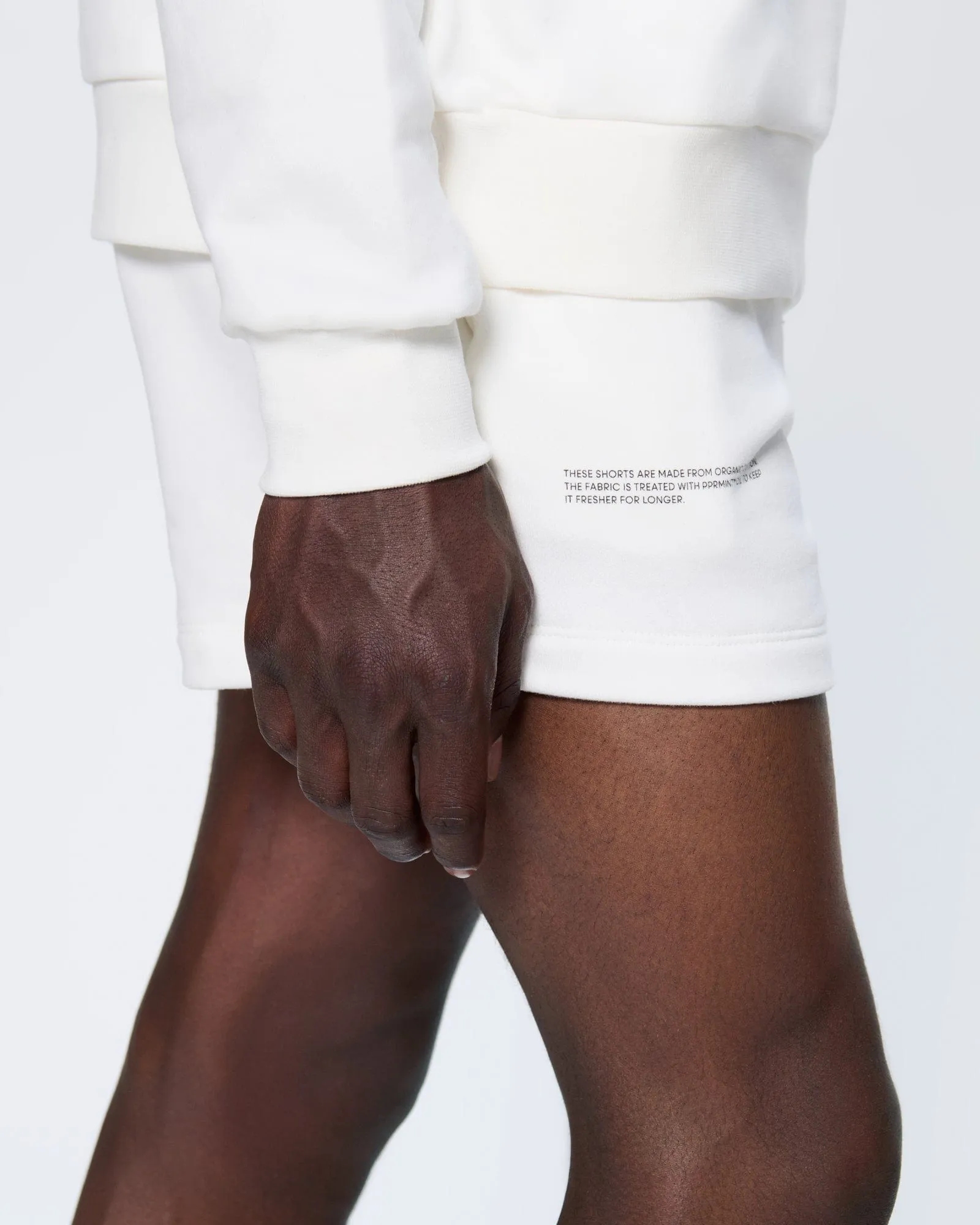 Mens 365 Midweight Shorts—off-white sold by Pangaia product image thumbnail 4