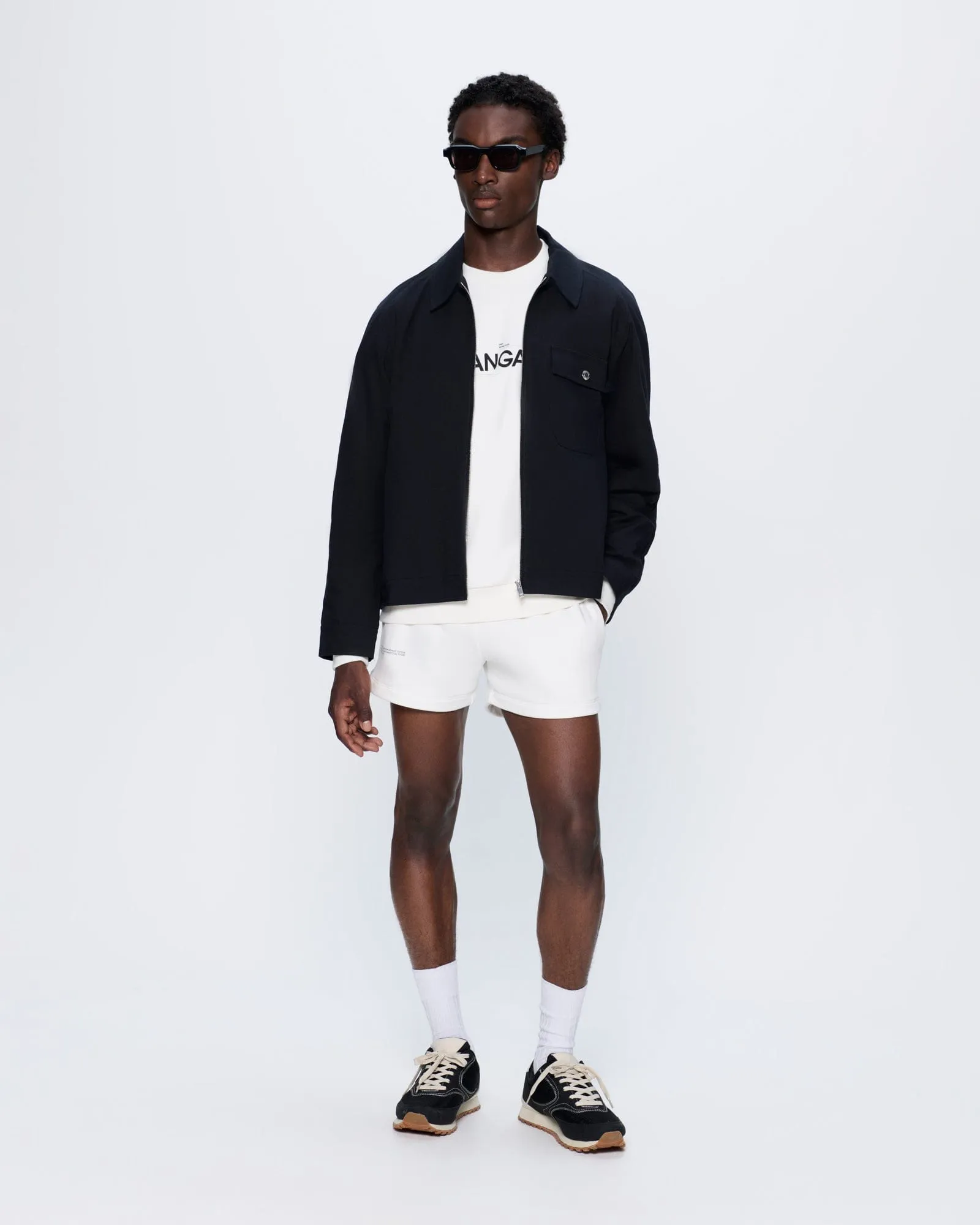 Mens 365 Midweight Shorts—off-white sold by Pangaia