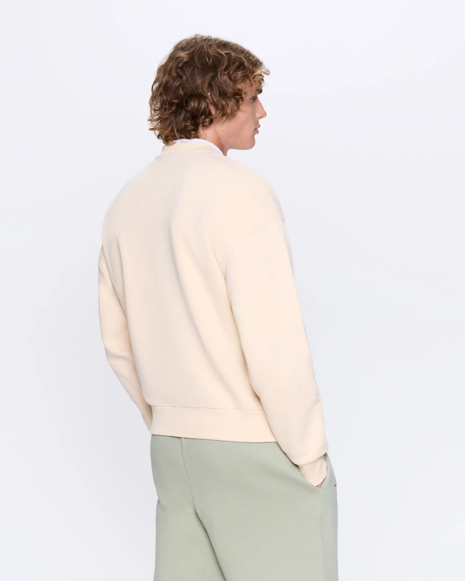 Mens 365 Heavyweight Sweatshirt—sand sold by Pangaia product image thumbnail 5
