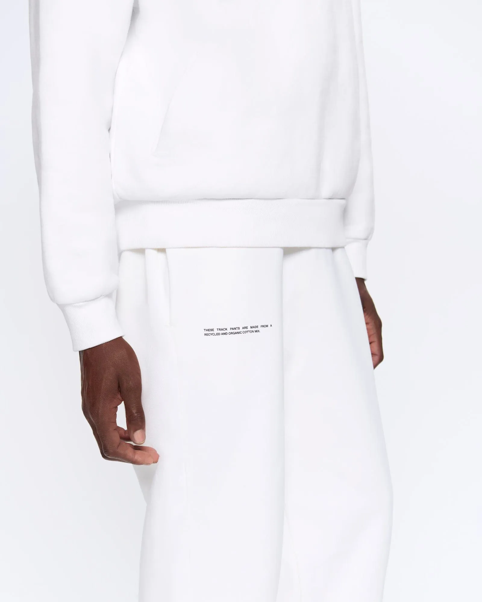 Mens 365 Heavyweight Track Pants—off-white sold by Pangaia product image thumbnail 5