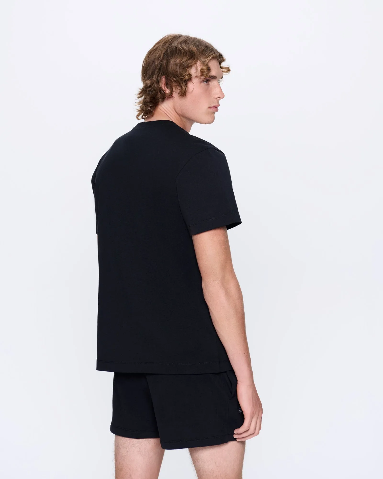 Mens 365 Midweight T-shirt—Black sold by Pangaia product image thumbnail 5