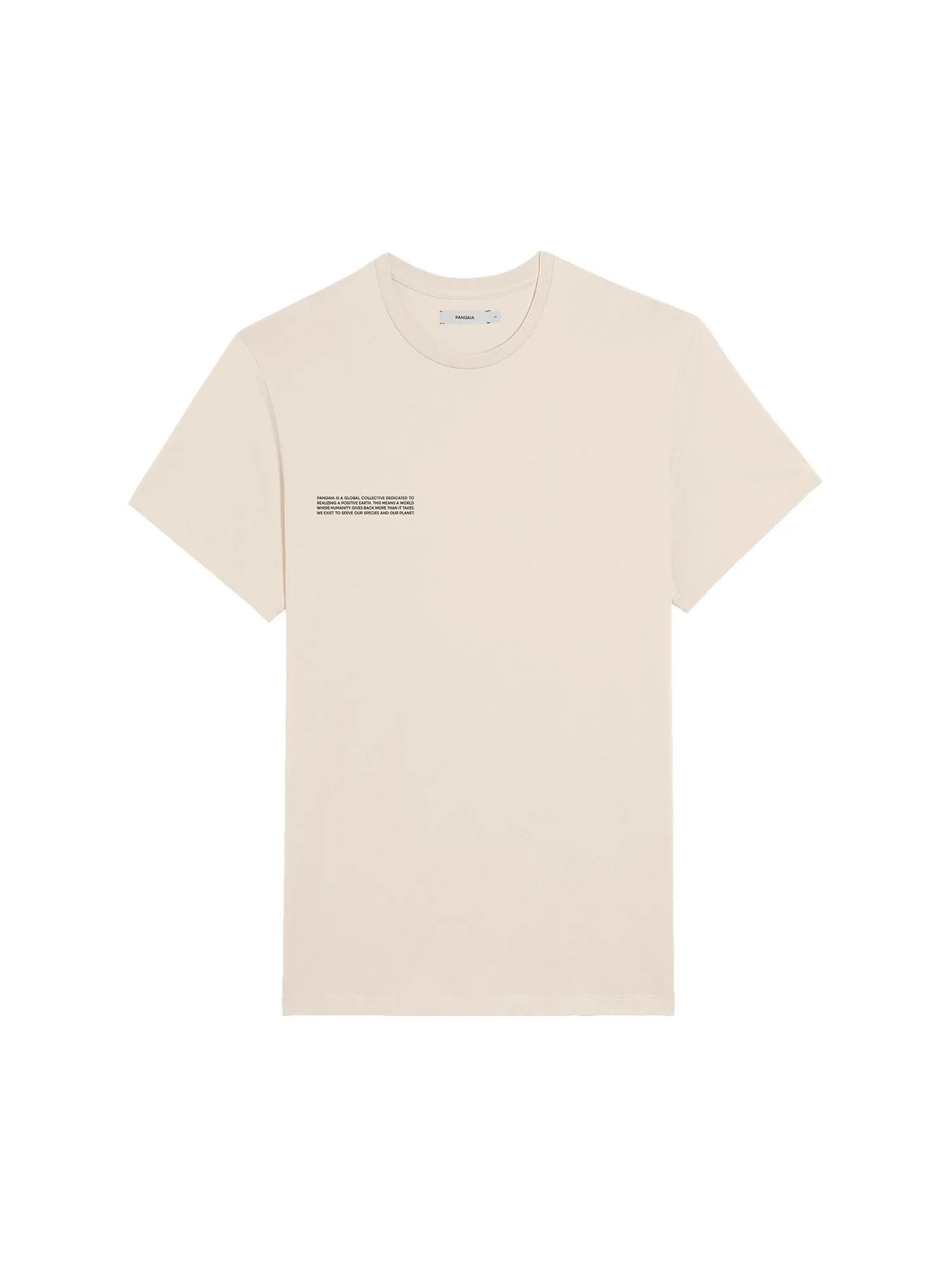Mens 365 Midweight T-shirt—sand sold by Pangaia product image thumbnail 2
