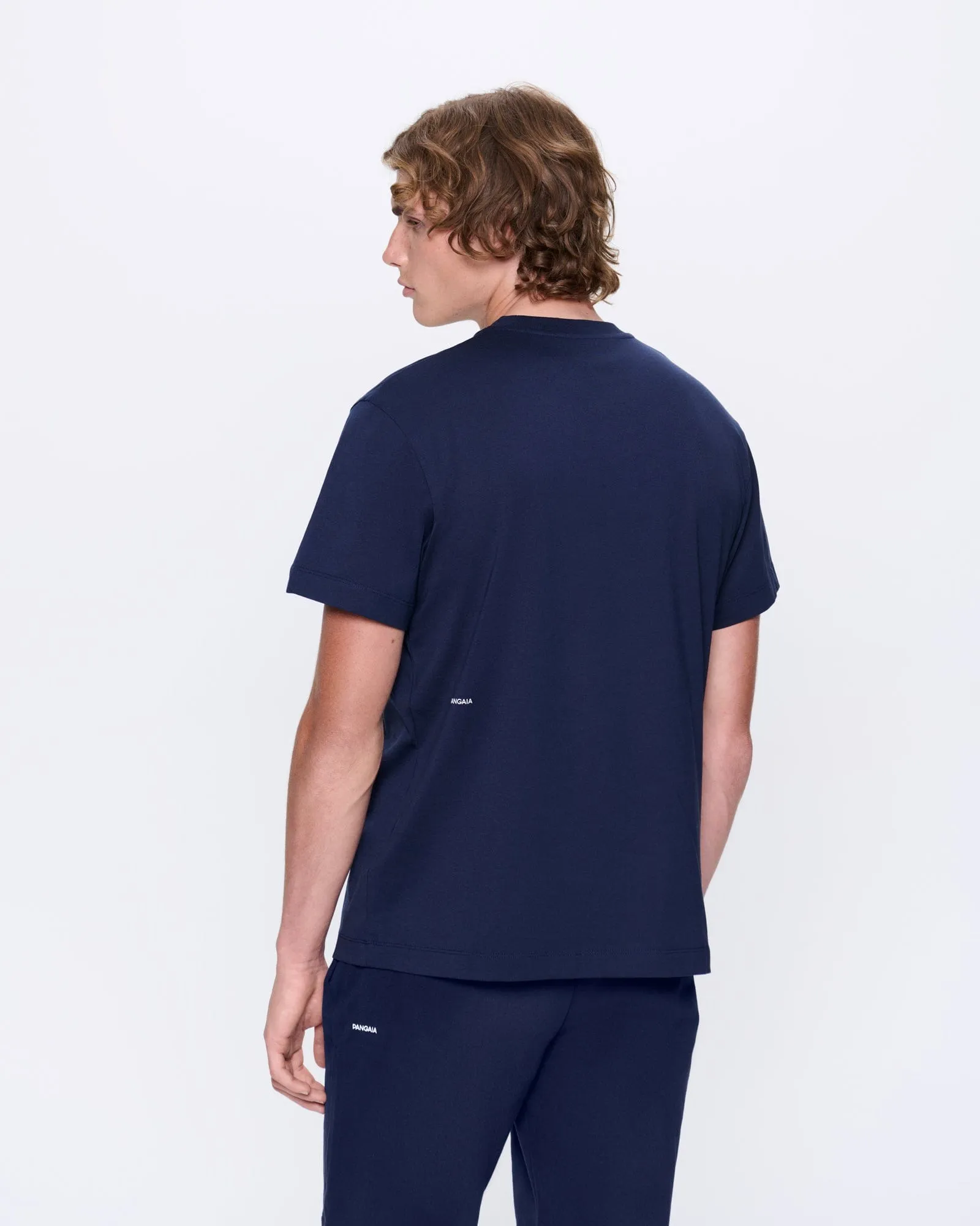Mens 365 Midweight T-shirt—Navy sold by Pangaia product image thumbnail 4