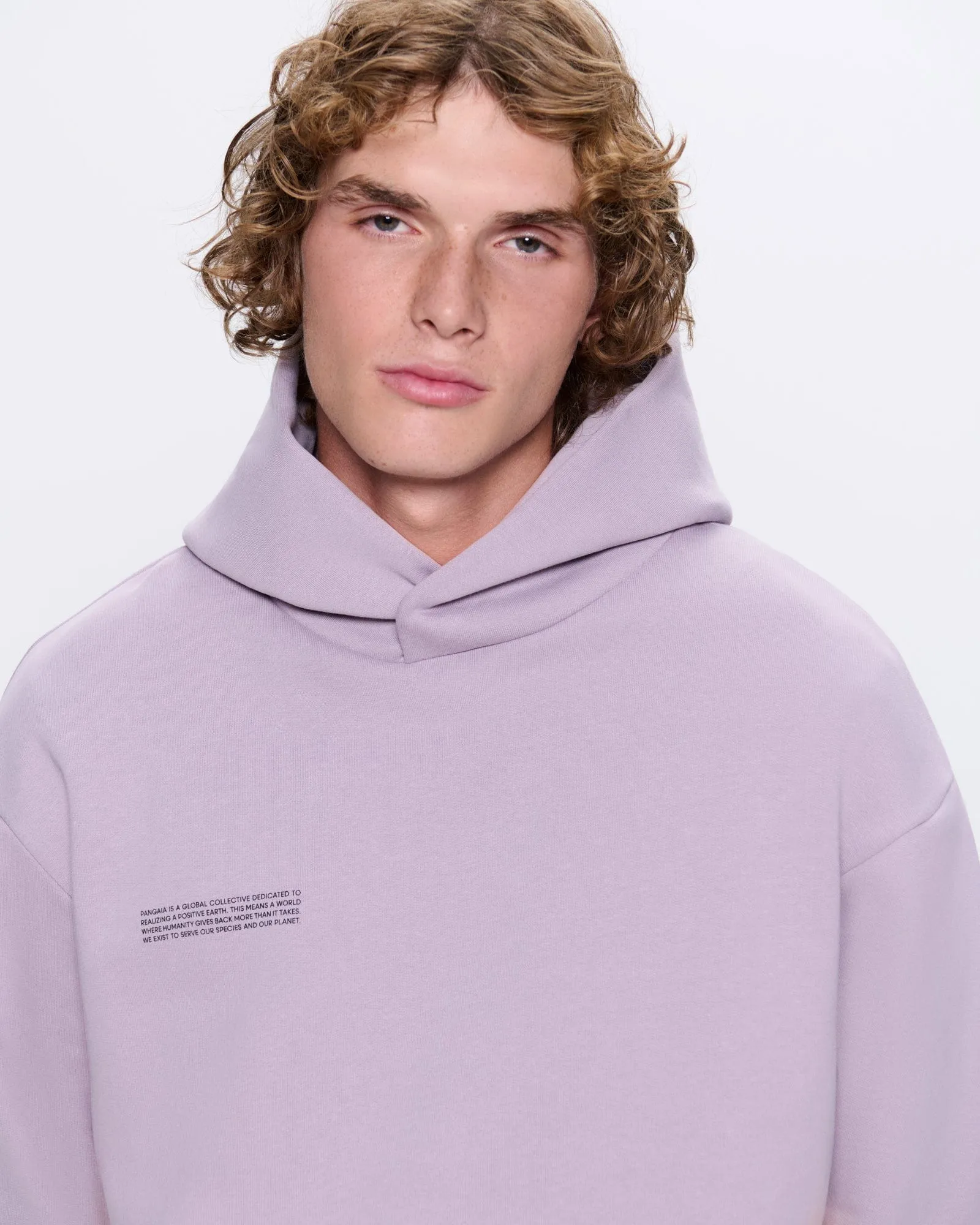Archive Mens DNA Hoodie—raisin purple sold by Pangaia product image thumbnail 4