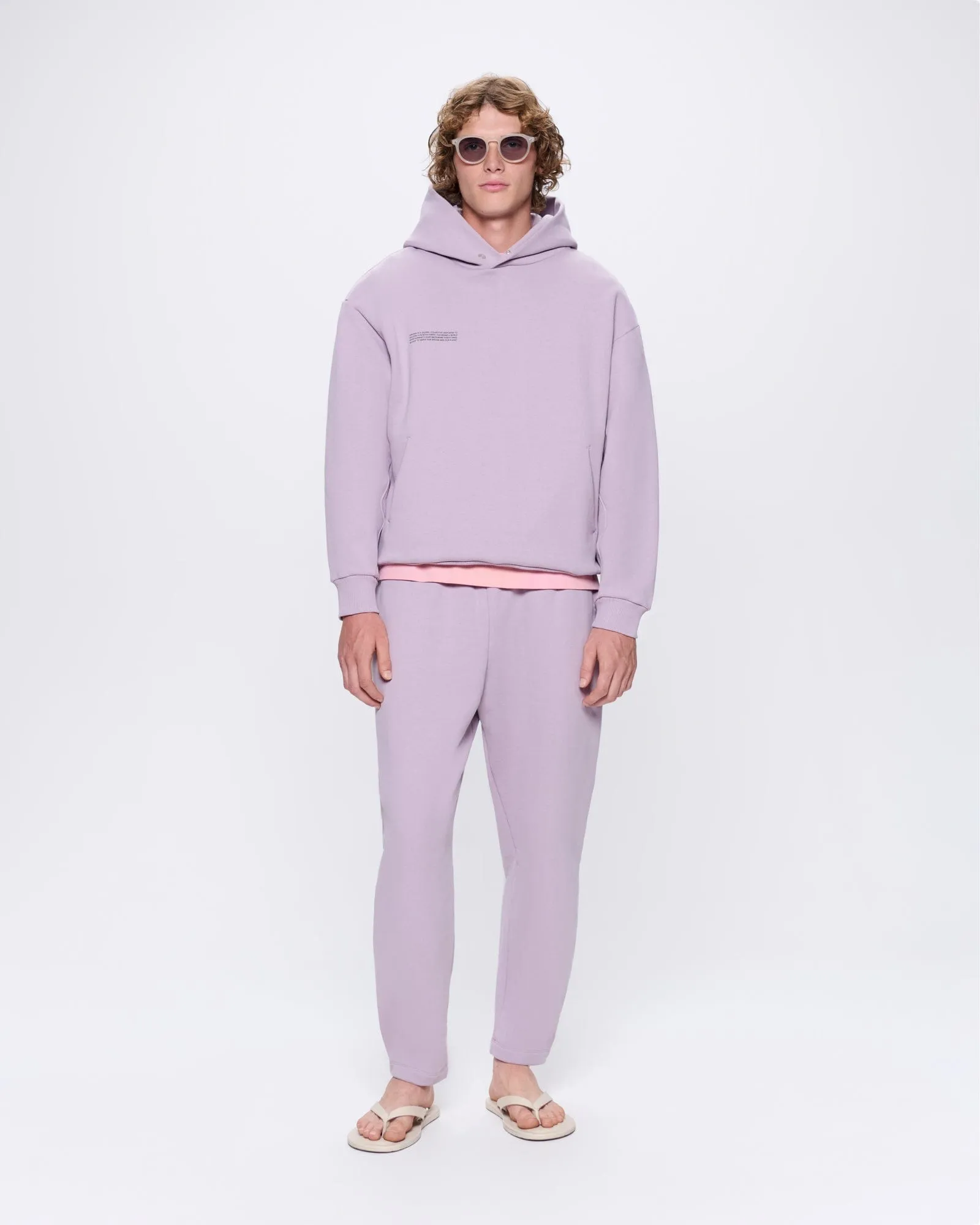 Archive Mens DNA Hoodie—raisin purple sold by Pangaia product image thumbnail 3