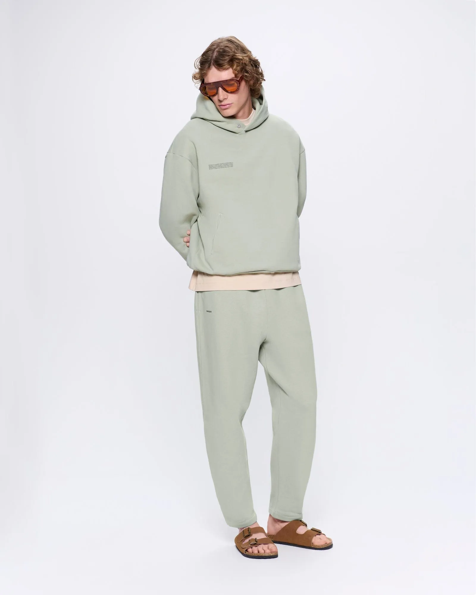 Archive Mens DNA Hoodie—moss green sold by Pangaia product image thumbnail 3