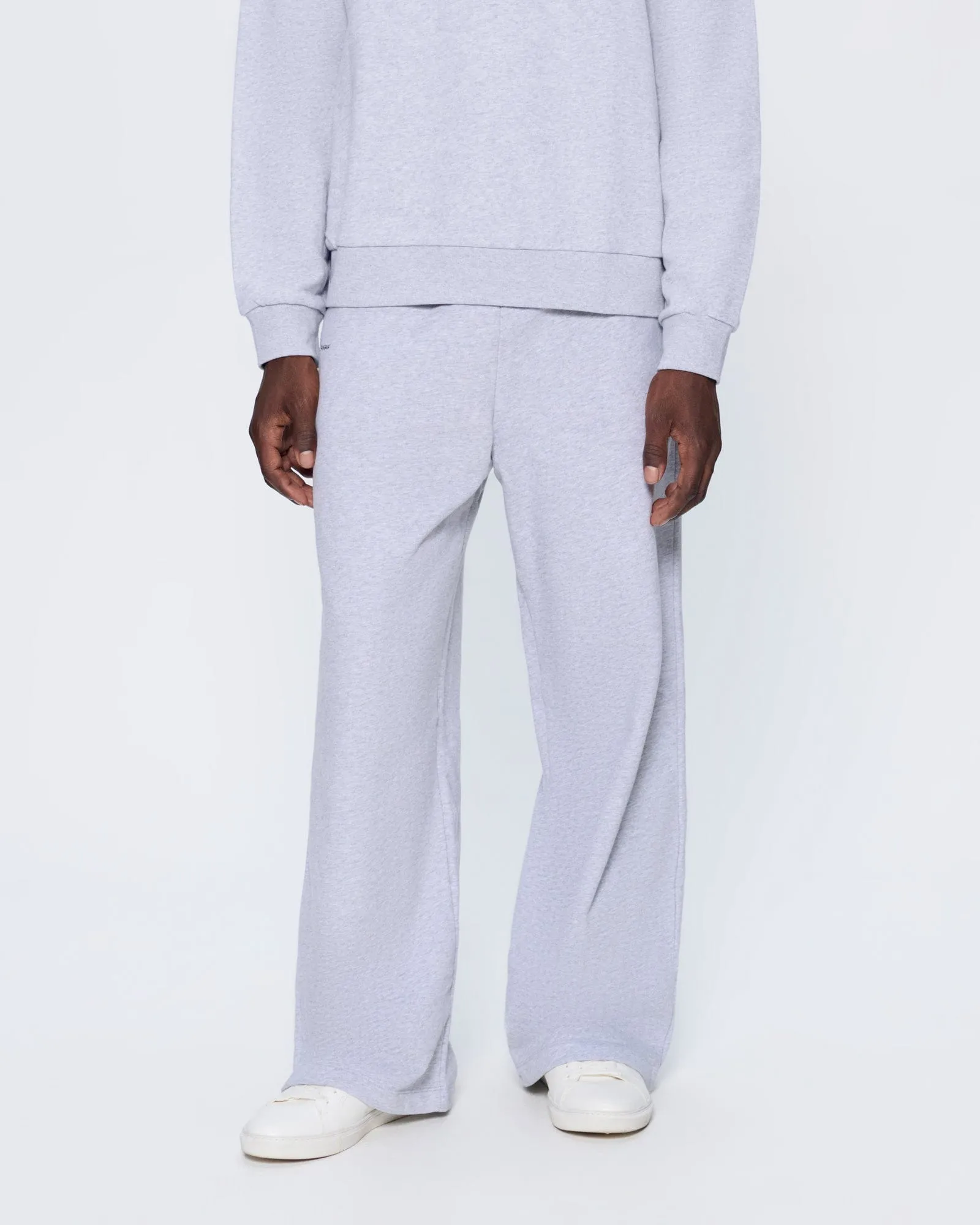 Archive Mens 365 Midweight Straight Leg Track Pants—grey marl sold by Pangaia product image thumbnail 3
