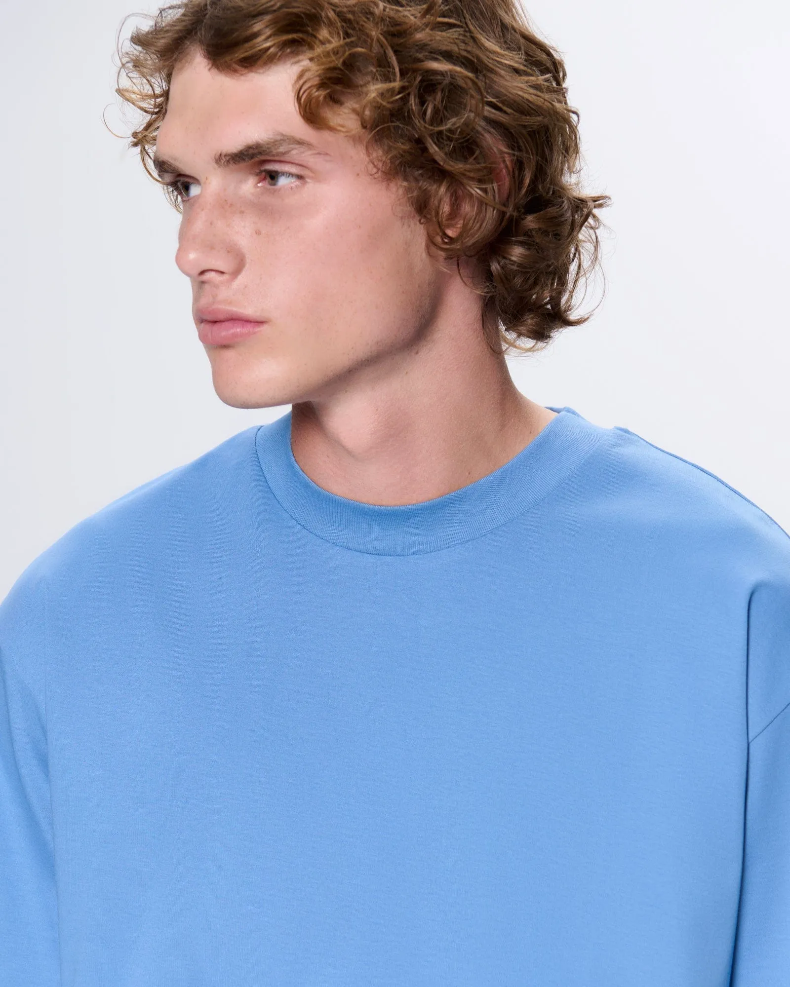 Archive Mens DNA Oversized T-Shirt—summit blue sold by Pangaia product image thumbnail 5
