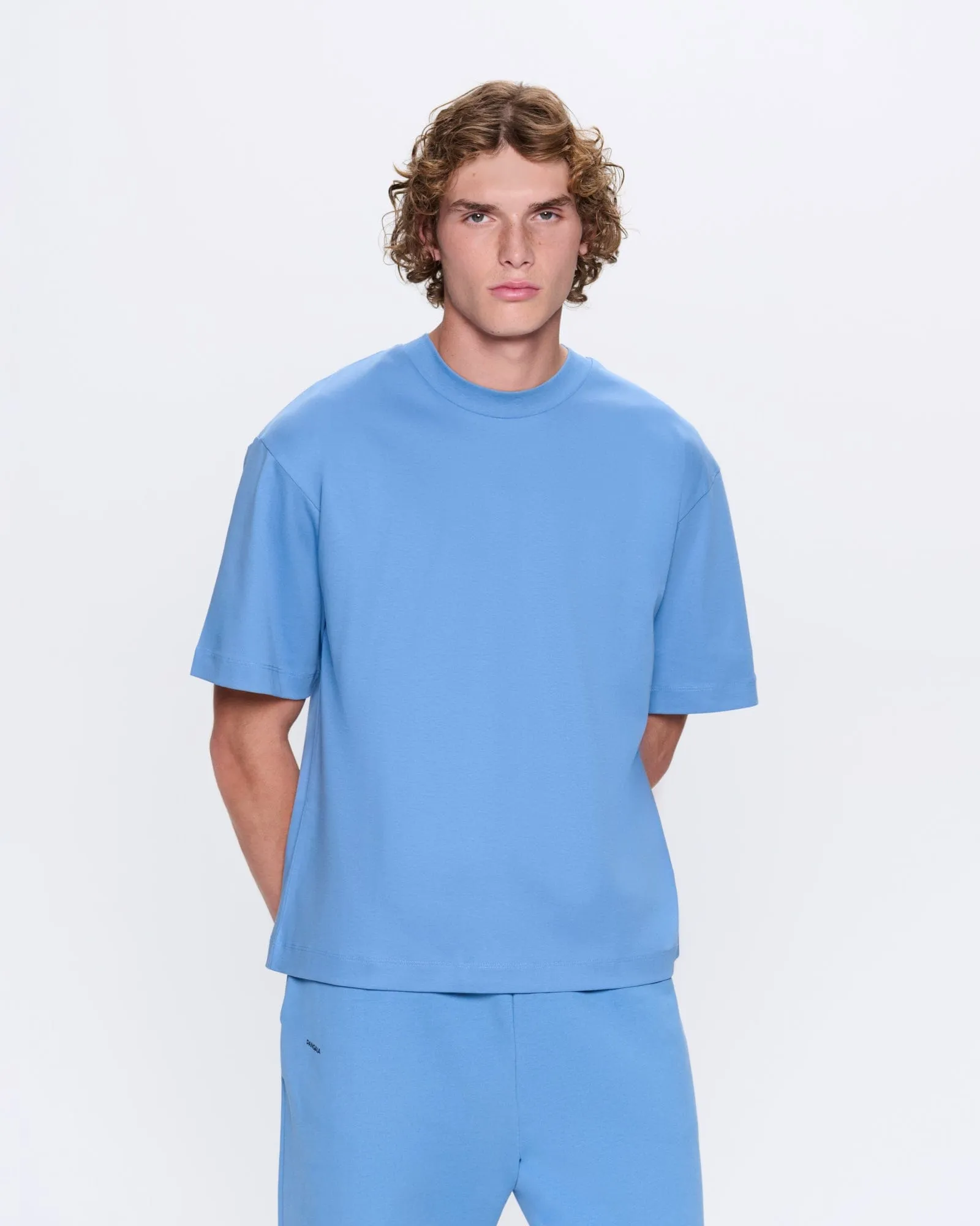 Archive Mens DNA Oversized T-Shirt—summit blue sold by Pangaia