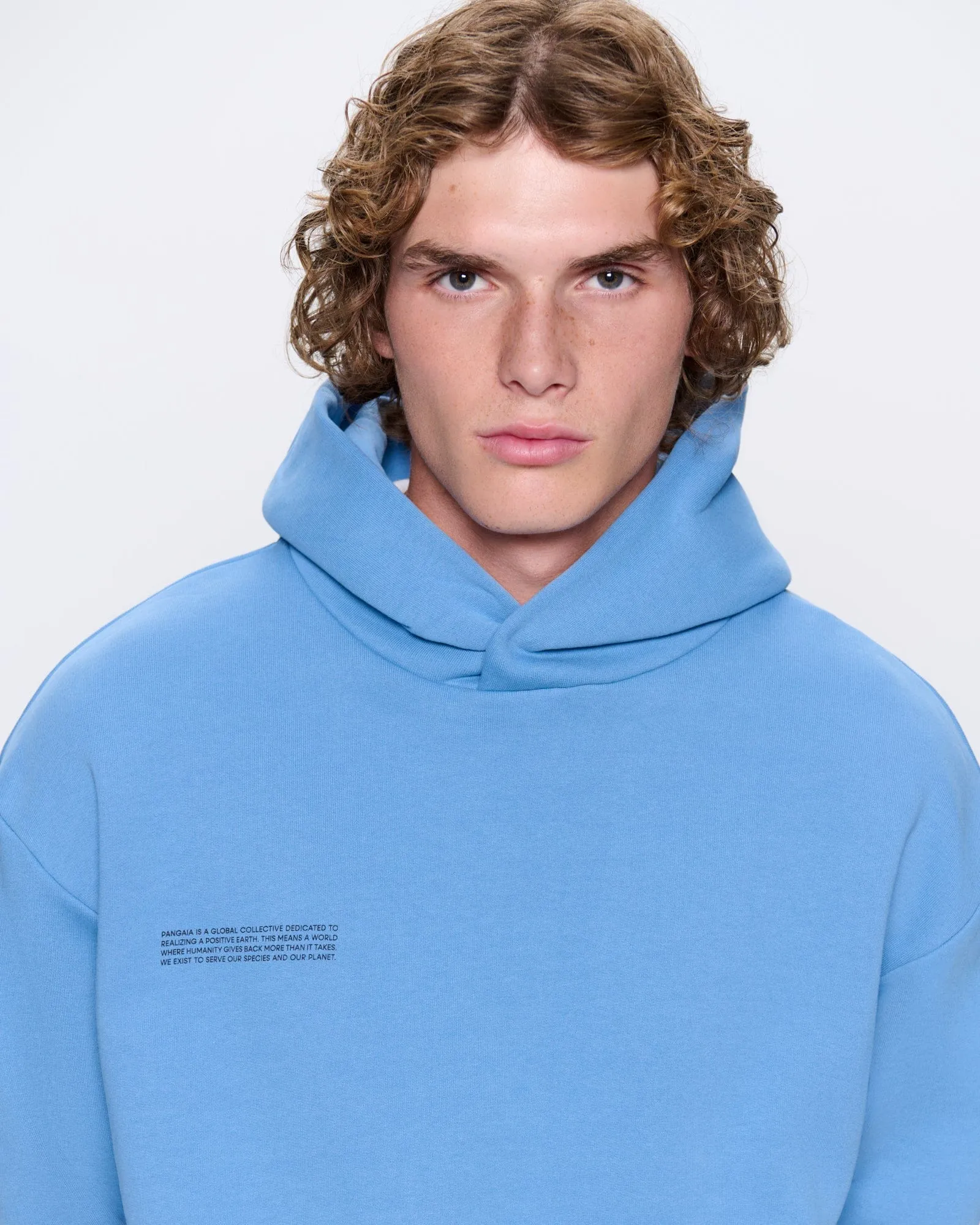 Mens DNA Hoodie—summit blue sold by Pangaia product image thumbnail 4