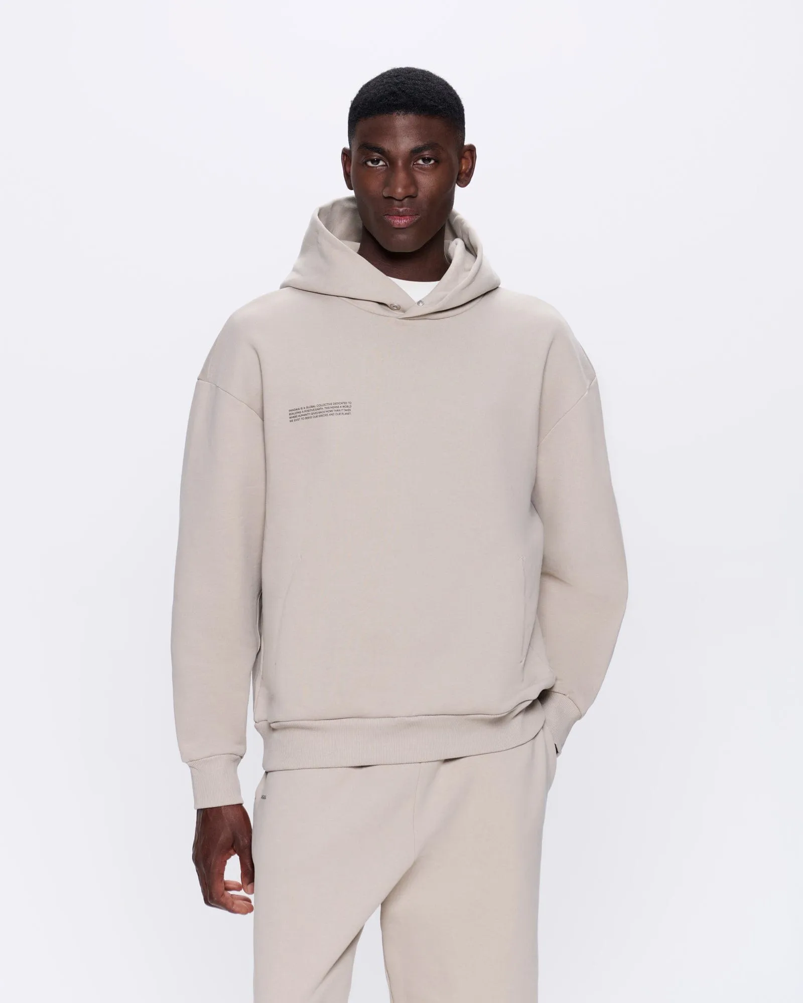 Archive Mens DNA Hoodie—stone sold by Pangaia