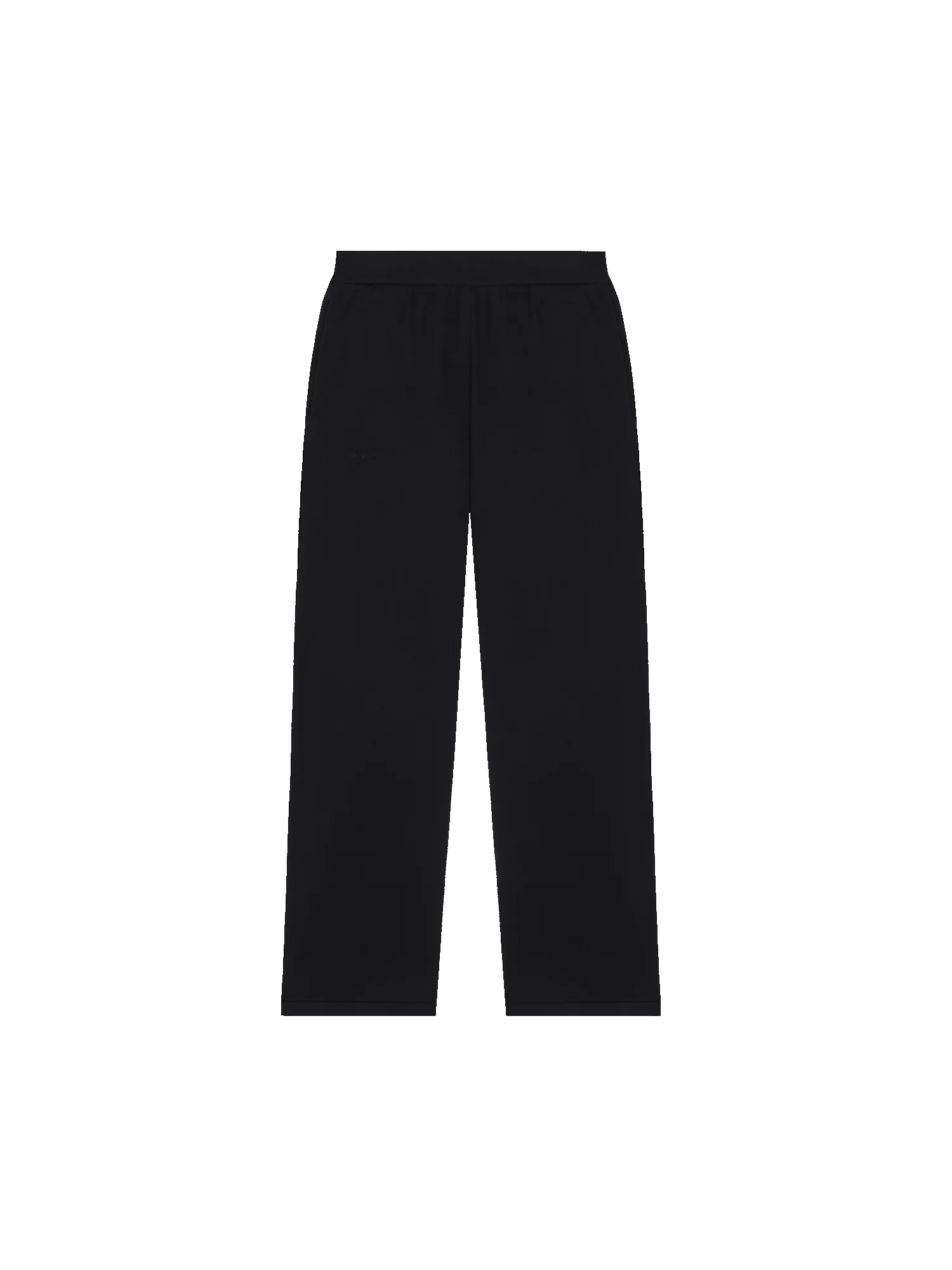 Mens DNA Knitted Straight Leg Track Pants—black sold by Pangaia product image thumbnail 2