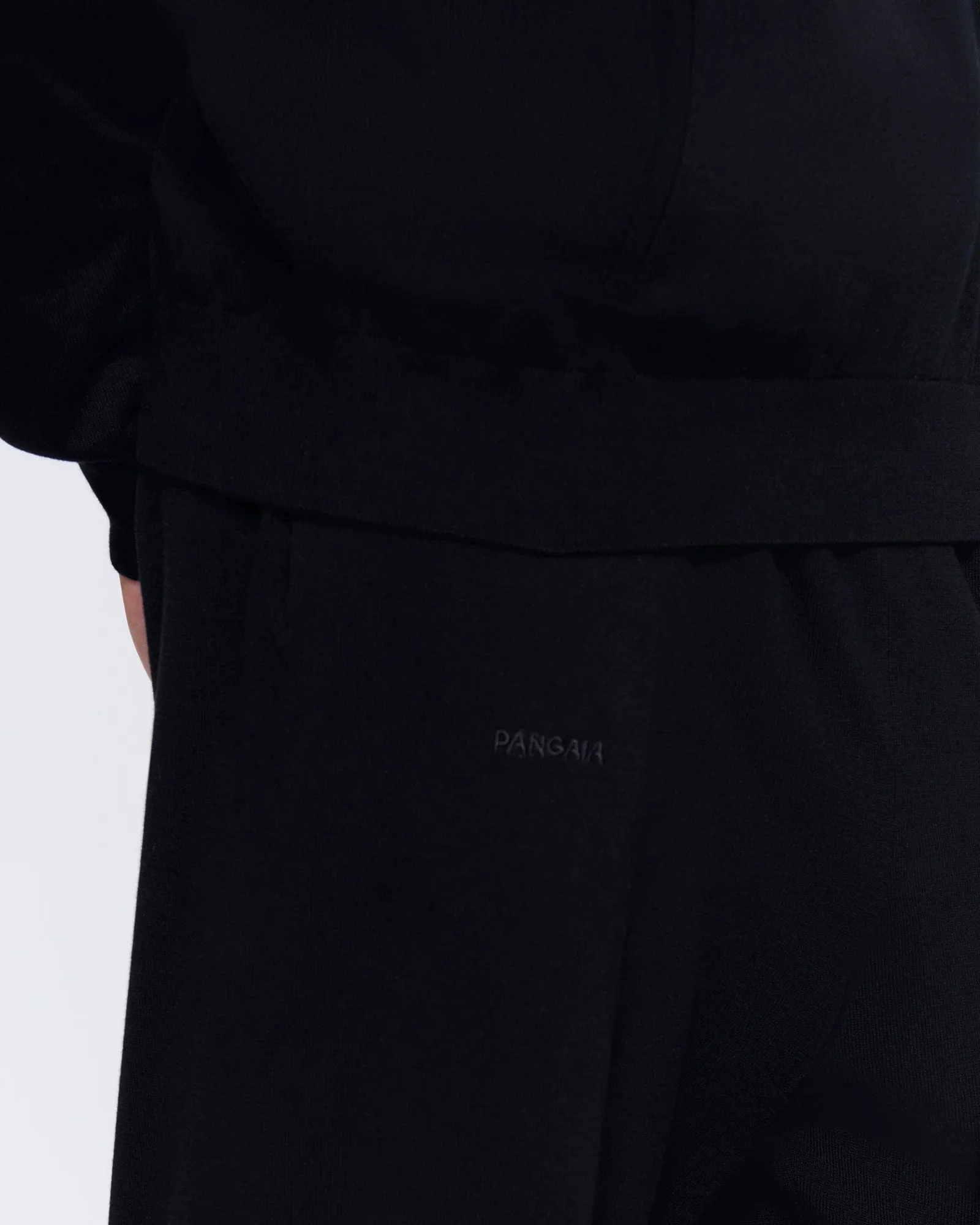 Mens DNA Knitted Straight Leg Track Pants—black sold by Pangaia product image thumbnail 4