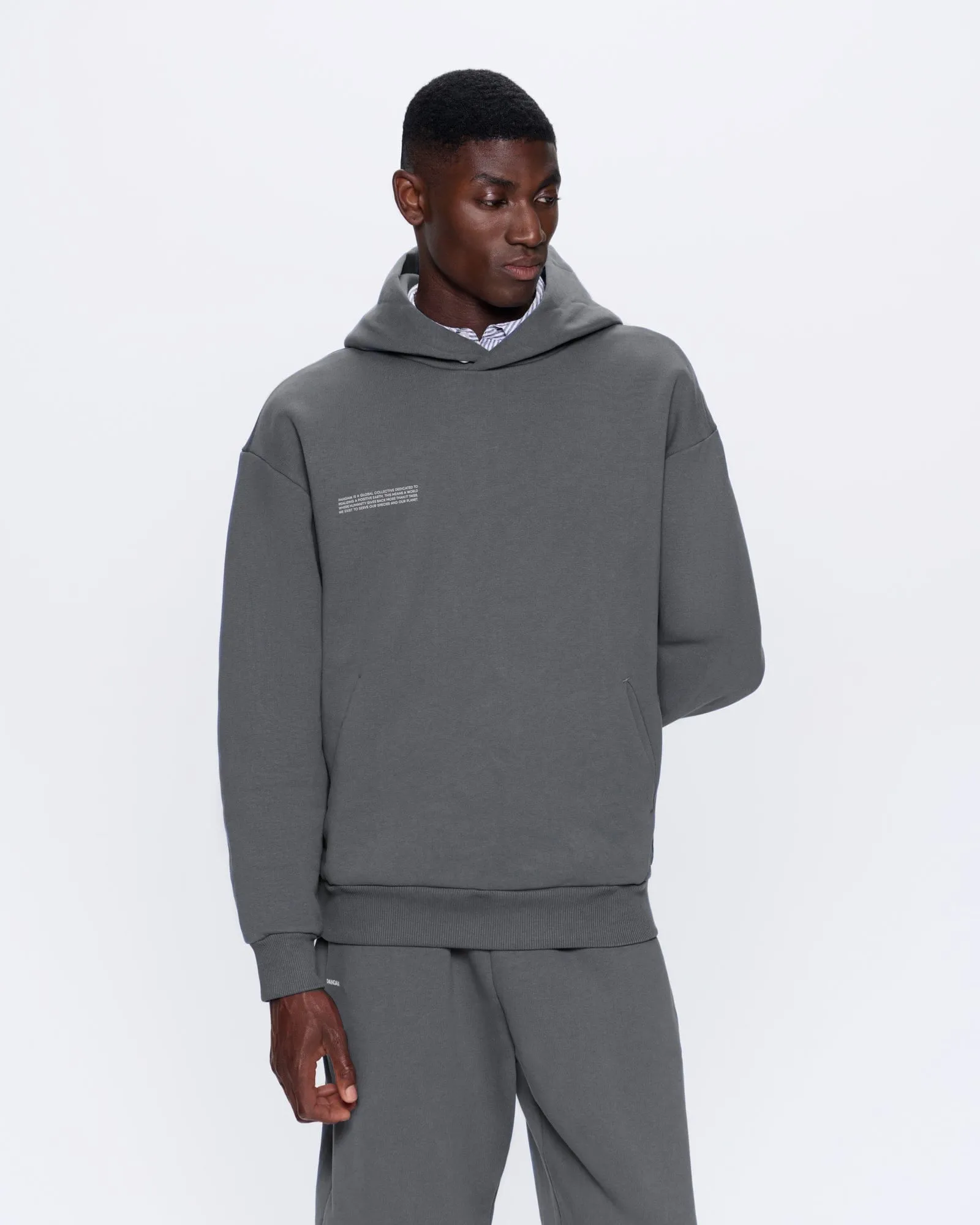 Archive Mens DNA Hoodie—atmosphere grey sold by Pangaia