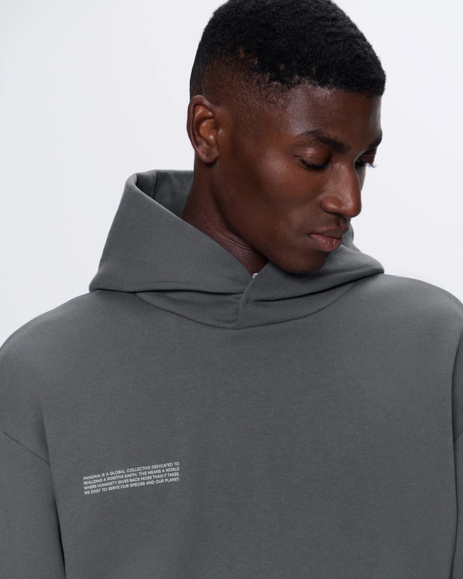 Archive Mens DNA Hoodie—atmosphere grey sold by Pangaia product image thumbnail 4
