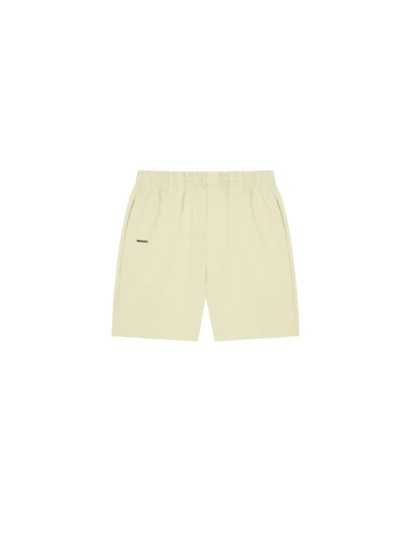 Mens DNA Double Jersey Panelled Shorts—maitake beige sold by Pangaia