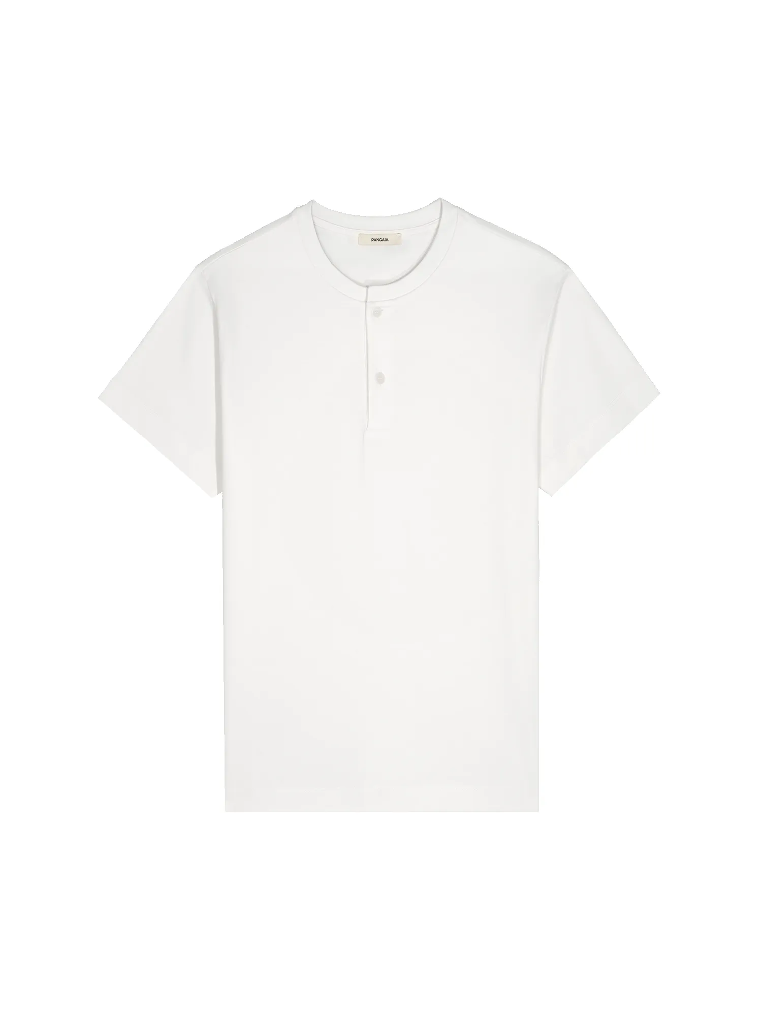 Mens DNA Henley T-Shirt—off-white sold by Pangaia