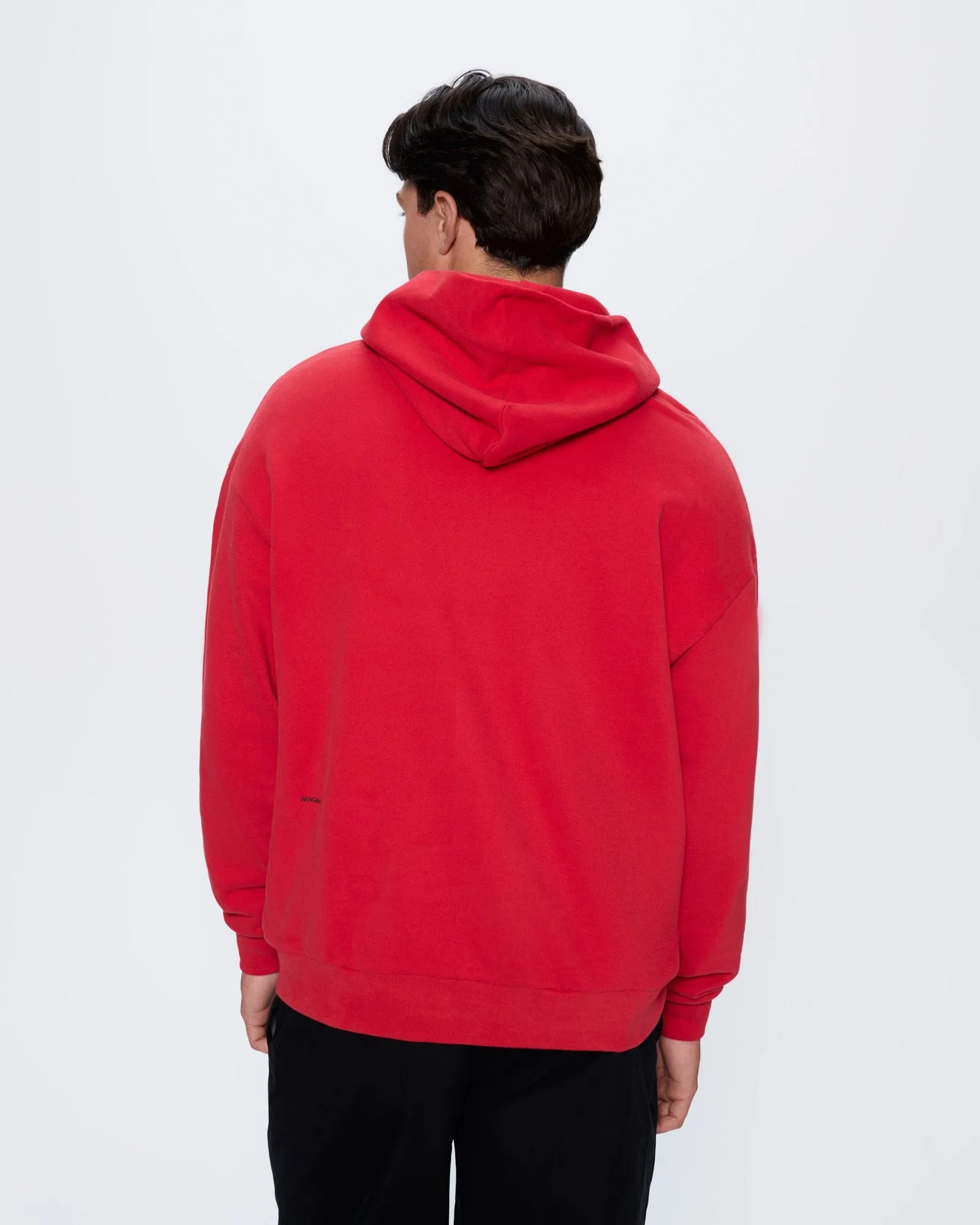 Mens 365 Midweight Hoodie—Goji red sold by Pangaia product image thumbnail 5