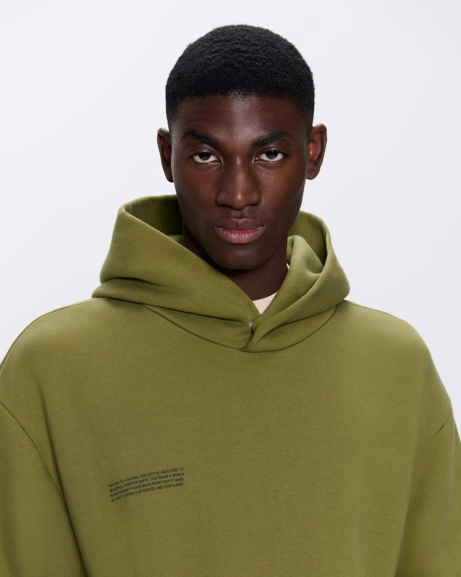 Mens DNA Hoodie—highland green sold by Pangaia product image thumbnail 4