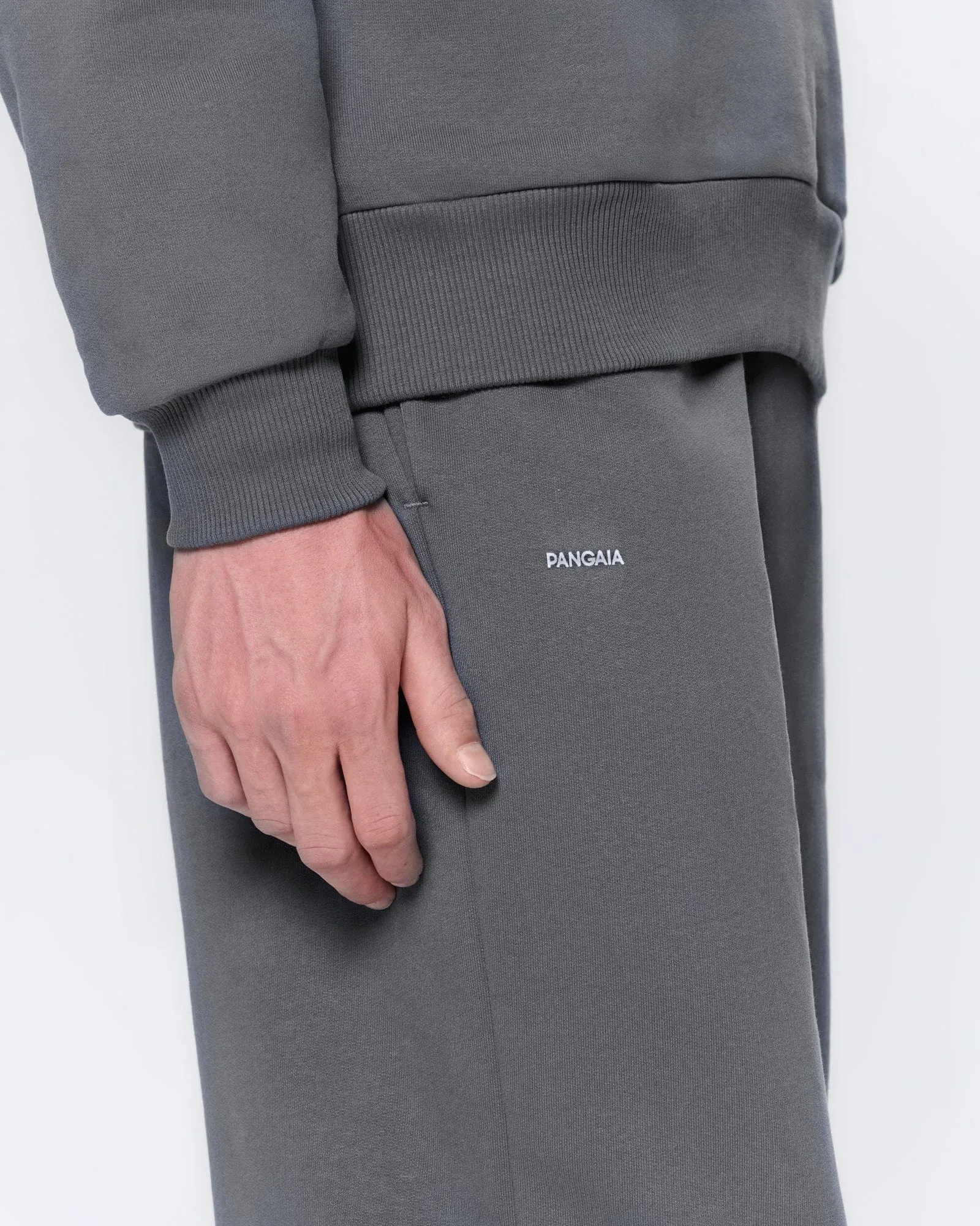 Mens DNA Straight Leg Track Pants—atmosphere grey sold by Pangaia product image thumbnail 4