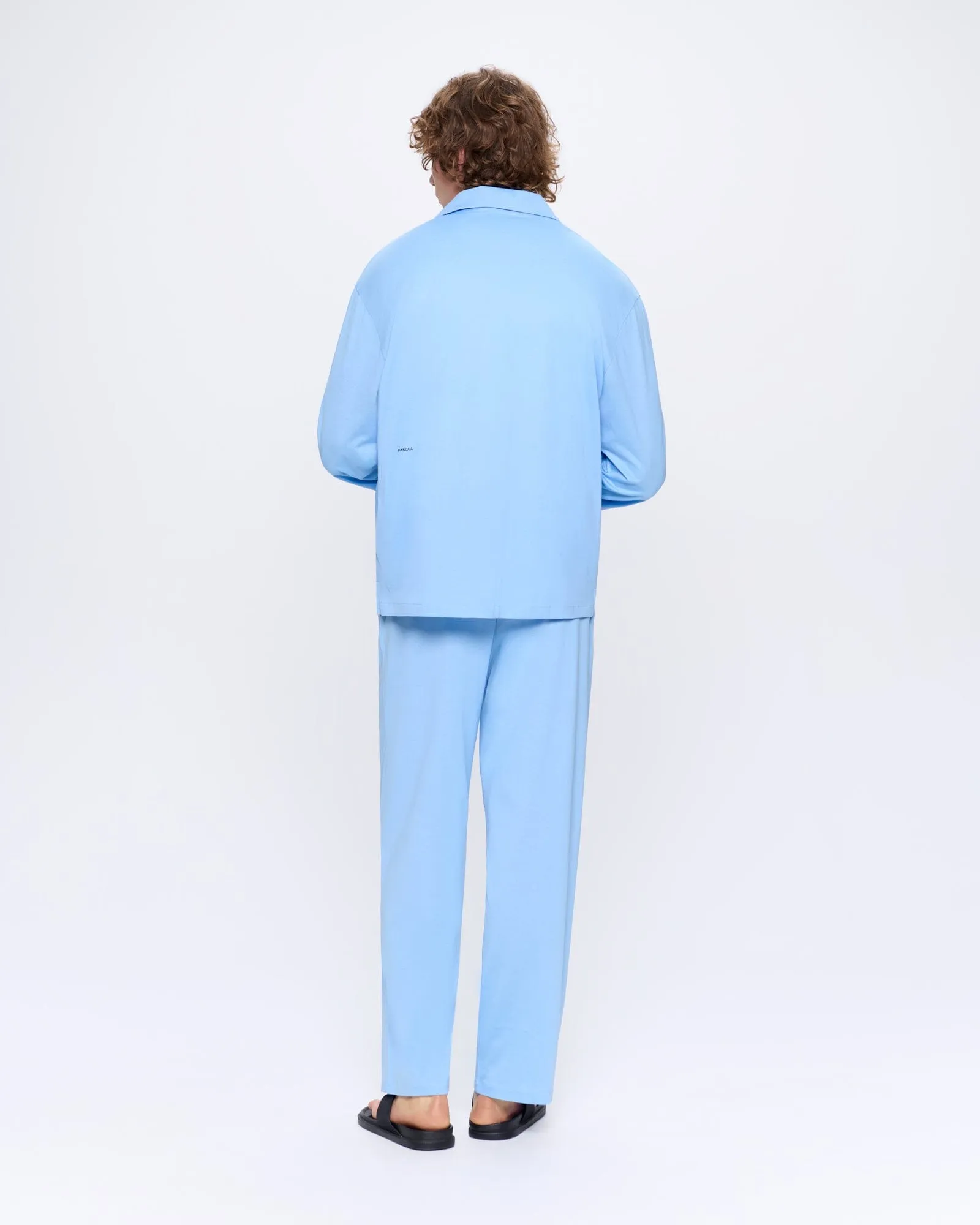 Mens 365 Lightweight Long Pyjama Set—lake blue sold by Pangaia product image thumbnail 5