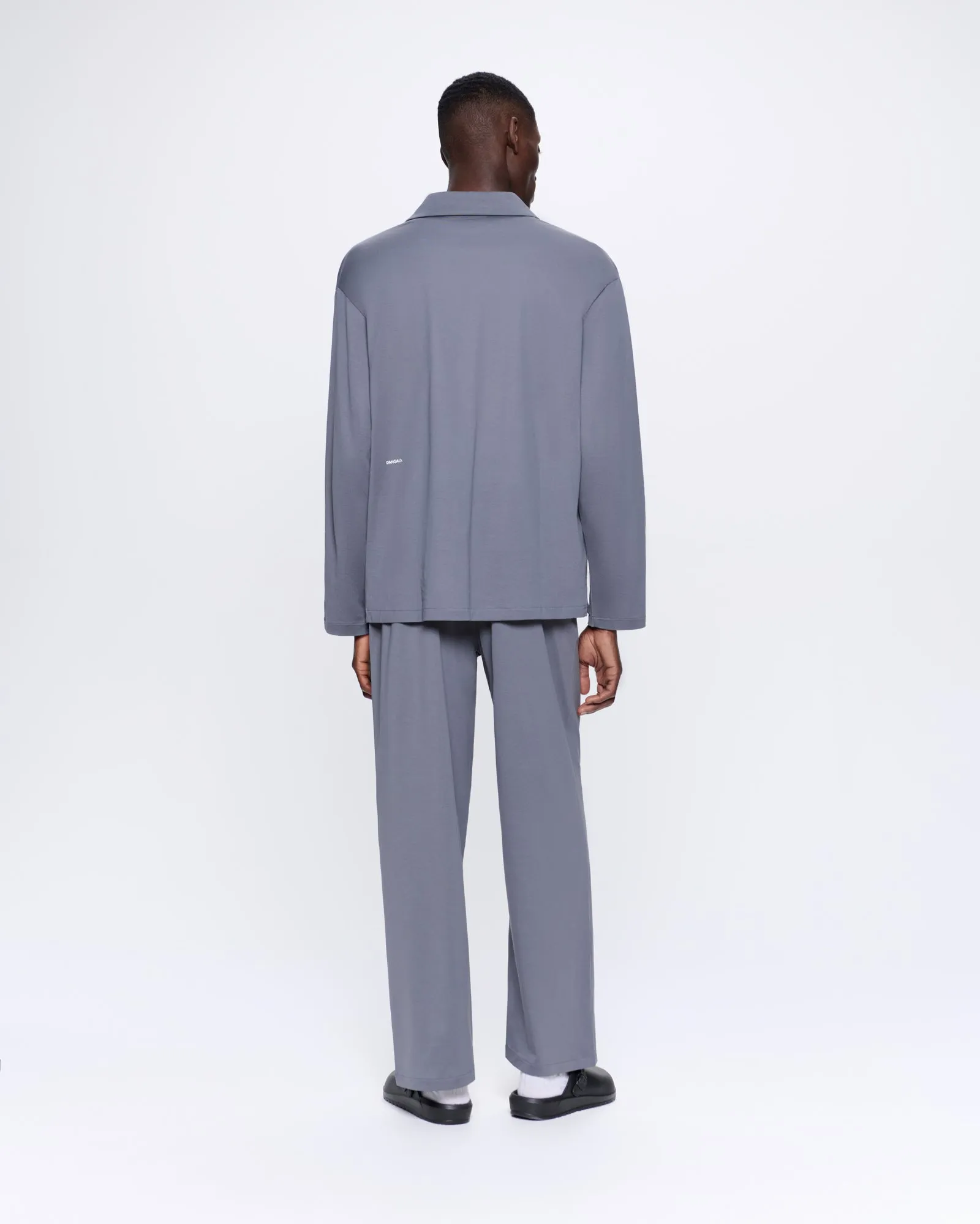 Mens 365 Lightweight Long Pyjama Set—atmosphere grey sold by Pangaia product image thumbnail 5
