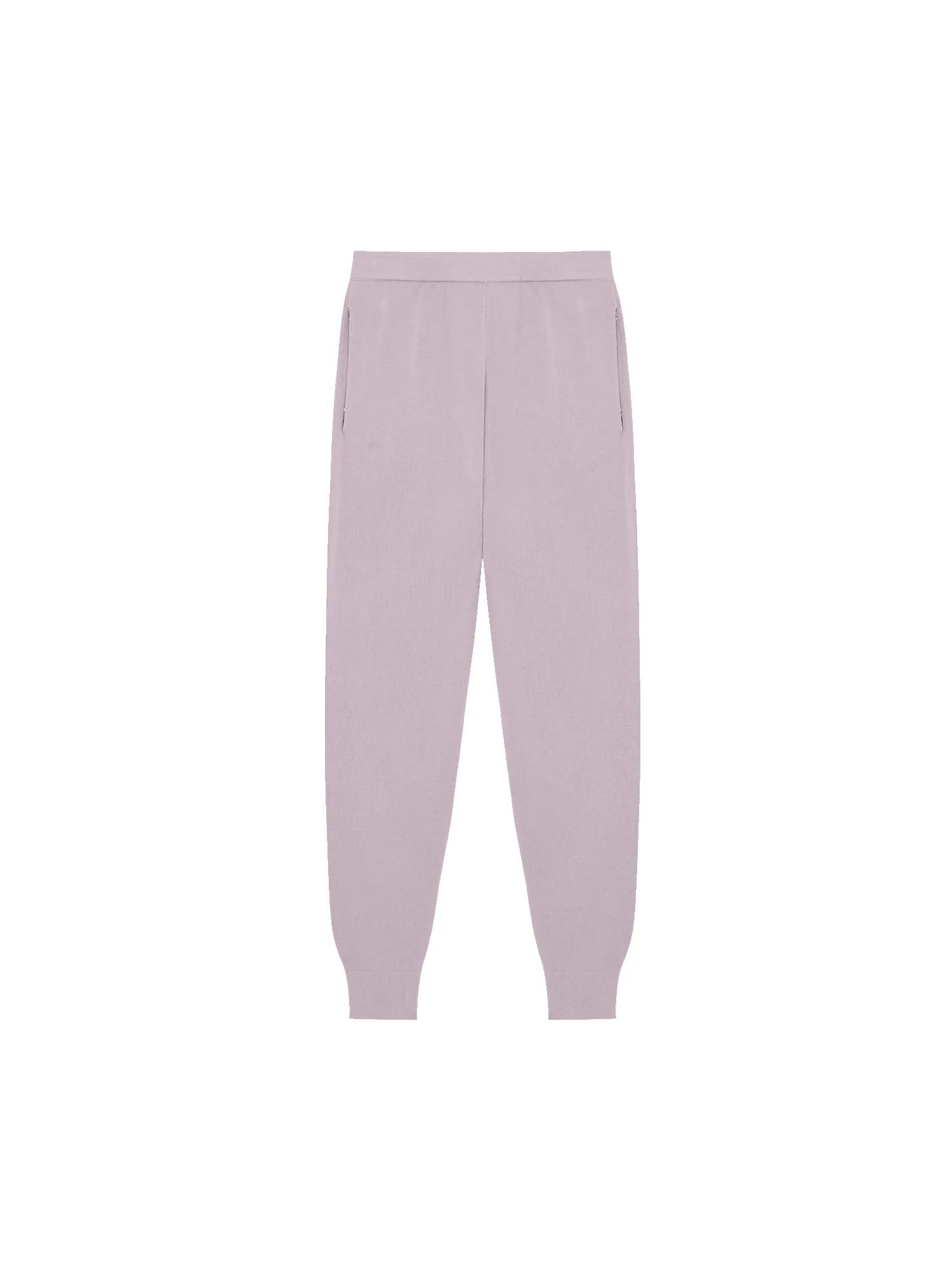 Mens Regenerative Merino Wool Track Pants—raisin purple sold by Pangaia