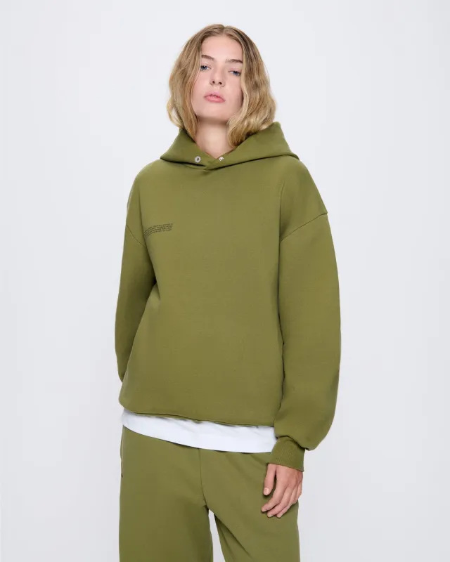 Womens DNA Hoodie—highland green sold by Pangaia