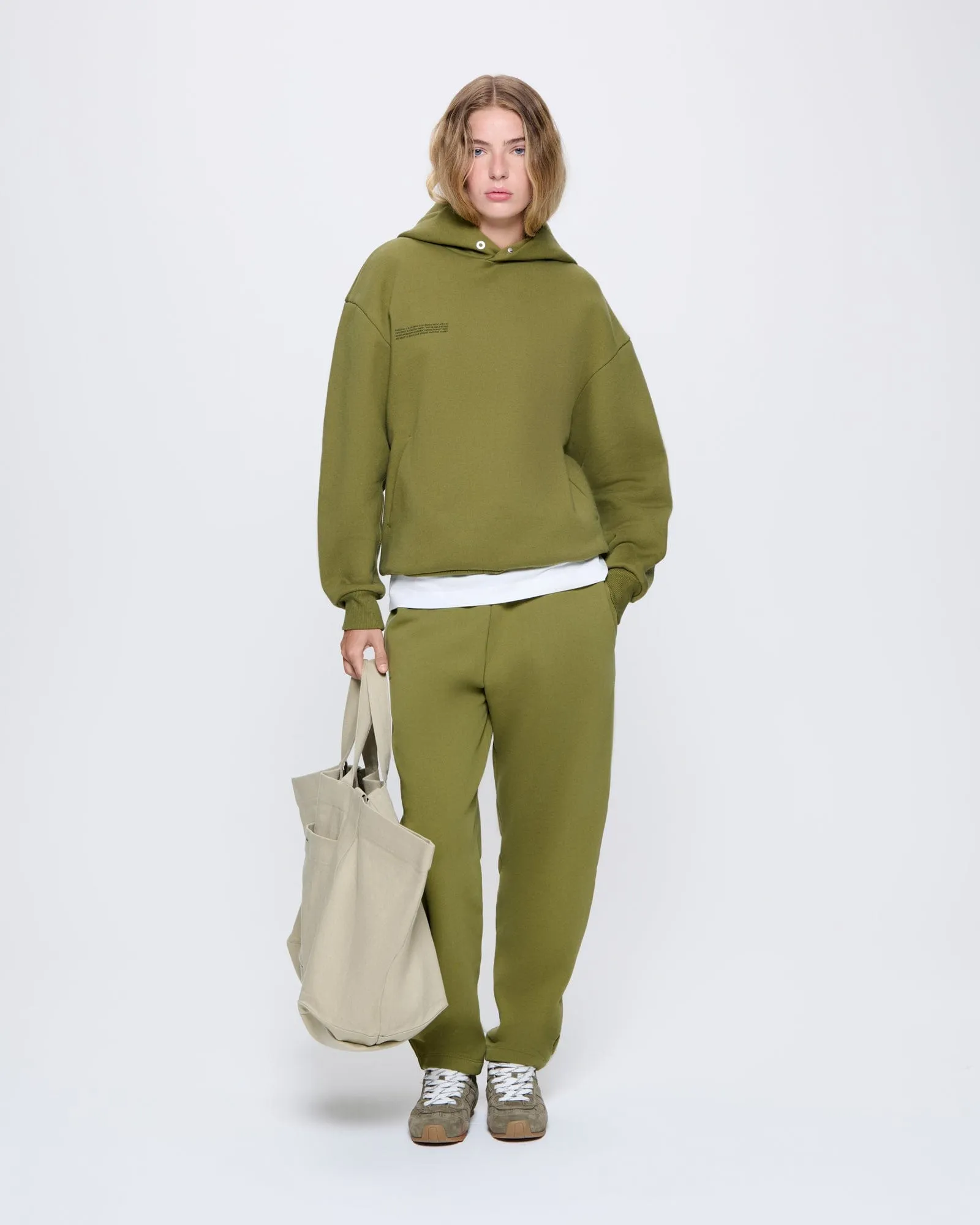 Womens DNA Hoodie—highland green sold by Pangaia product image thumbnail 3