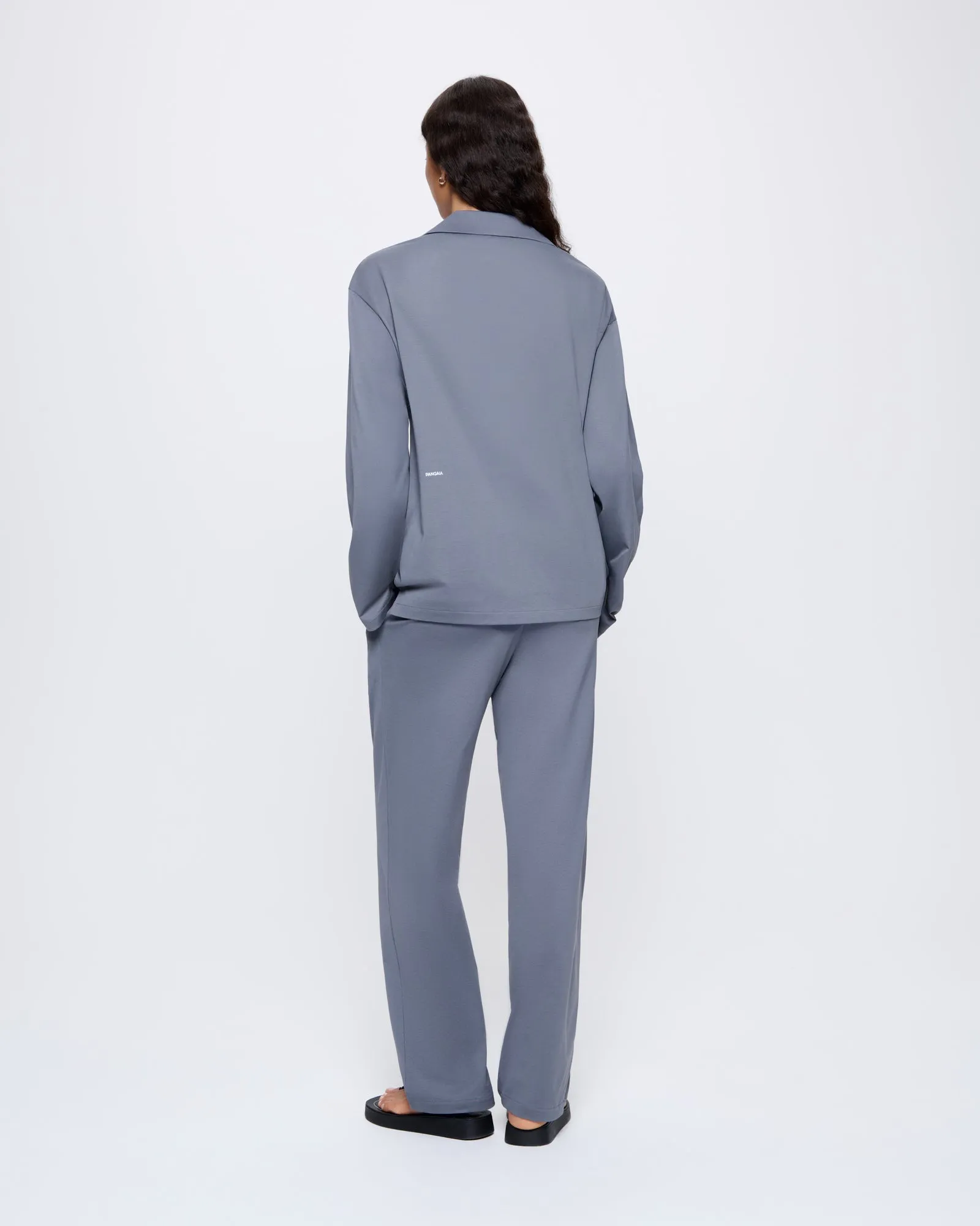 Womens 365 Lightweight Long Pyjama Set—atmosphere grey sold by Pangaia product image thumbnail 5