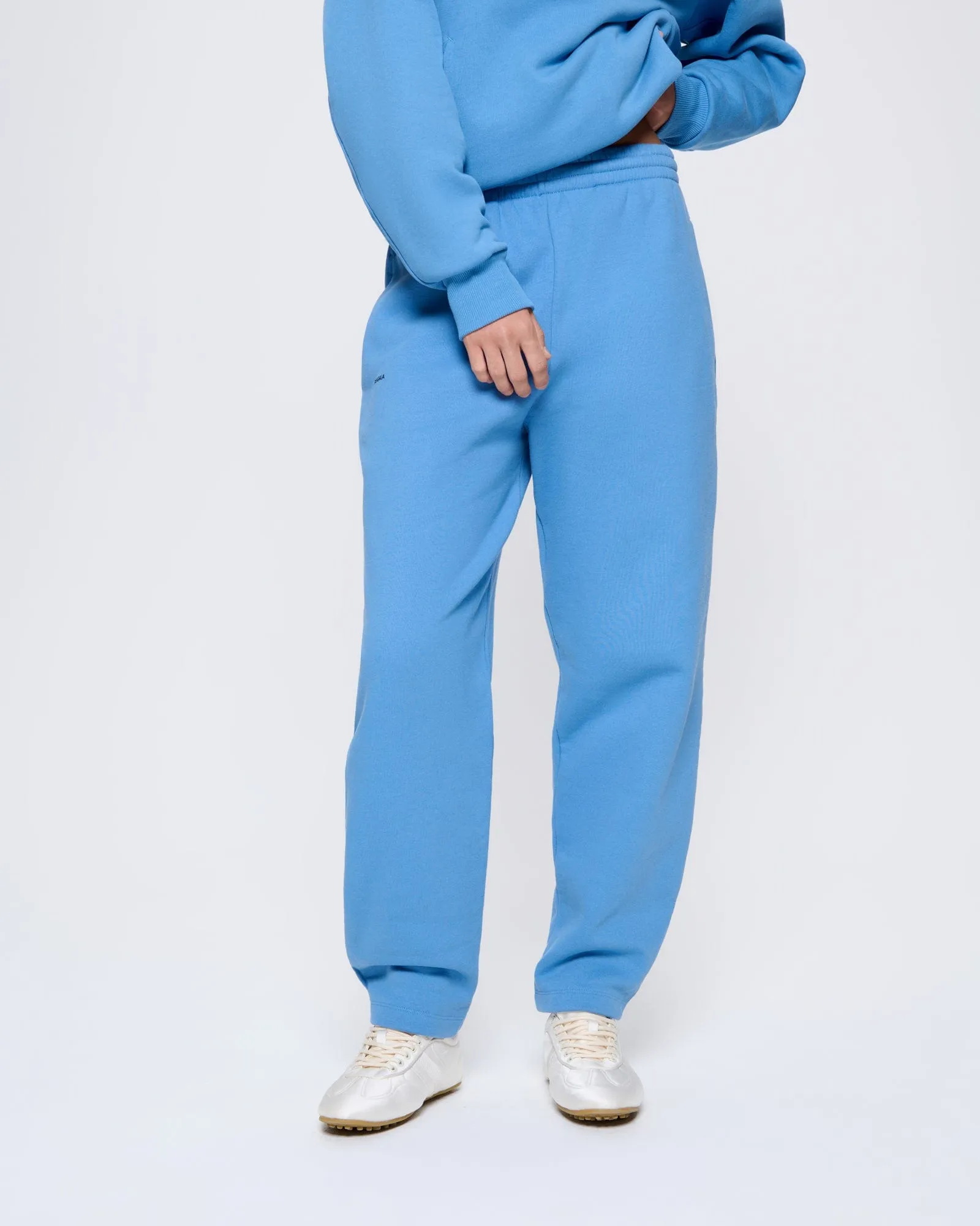 Womens DNA Barrel-Leg Track Pants—summit blue sold by Pangaia product image thumbnail 3