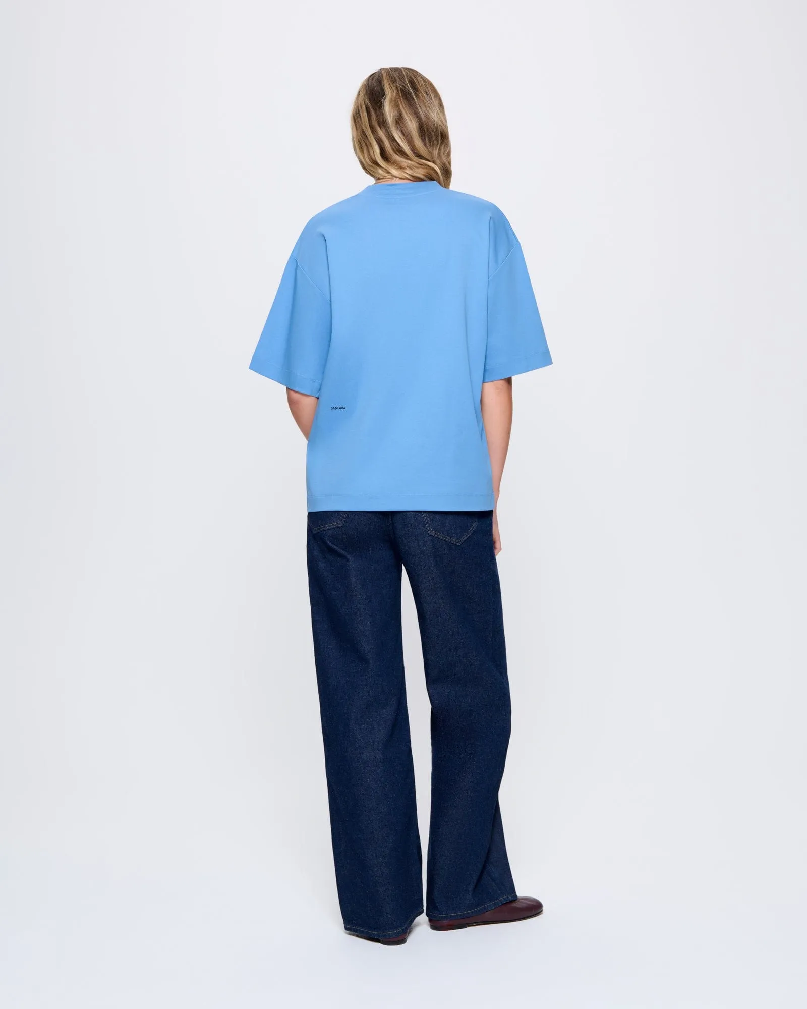 Womens DNA Oversized T-Shirt—summit blue sold by Pangaia product image thumbnail 4
