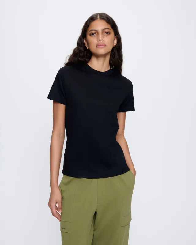 Womens DNA T-Shirt—black sold by Pangaia