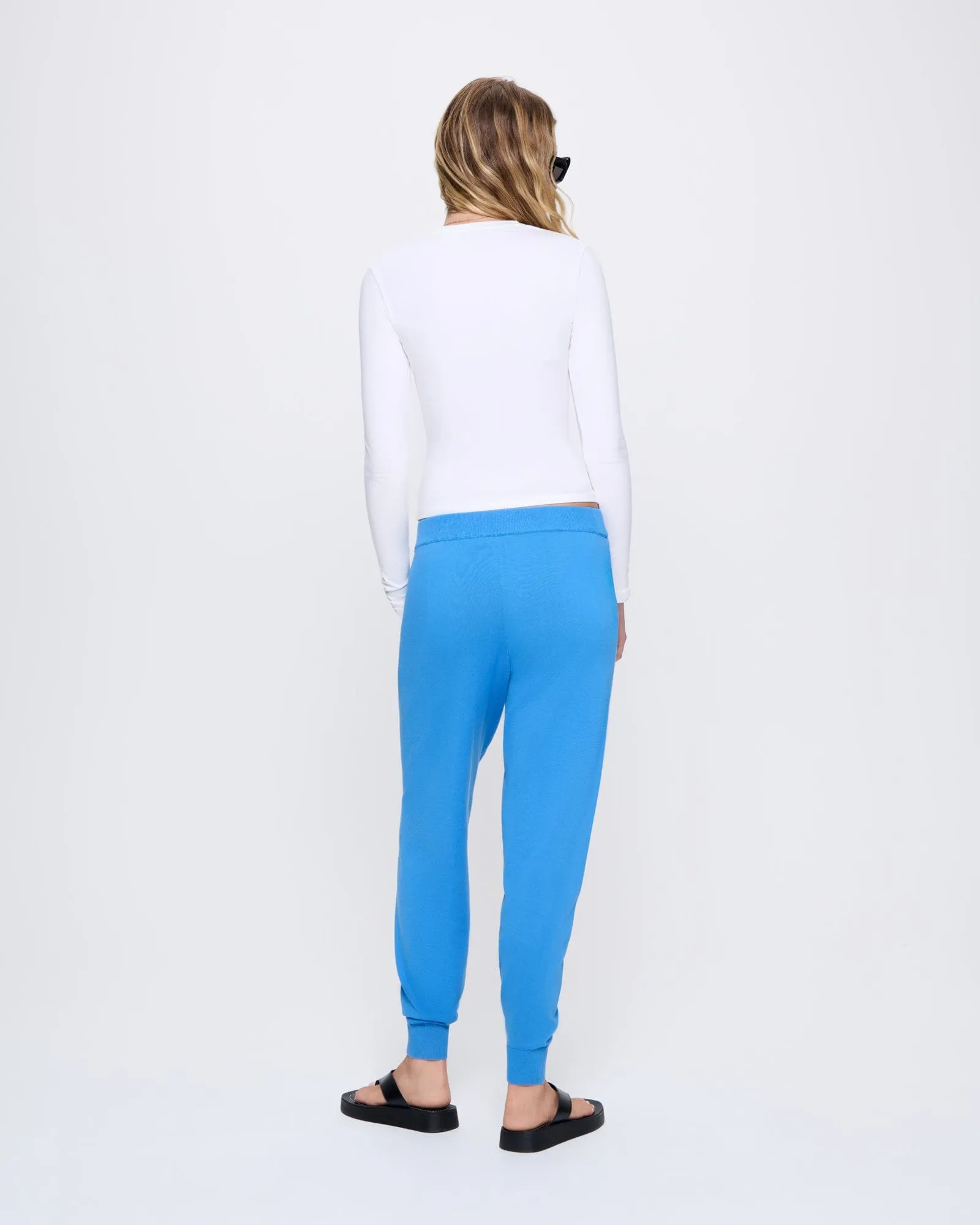 Womens DNA Knitted Track Pants—geyser blue sold by Pangaia product image thumbnail 5
